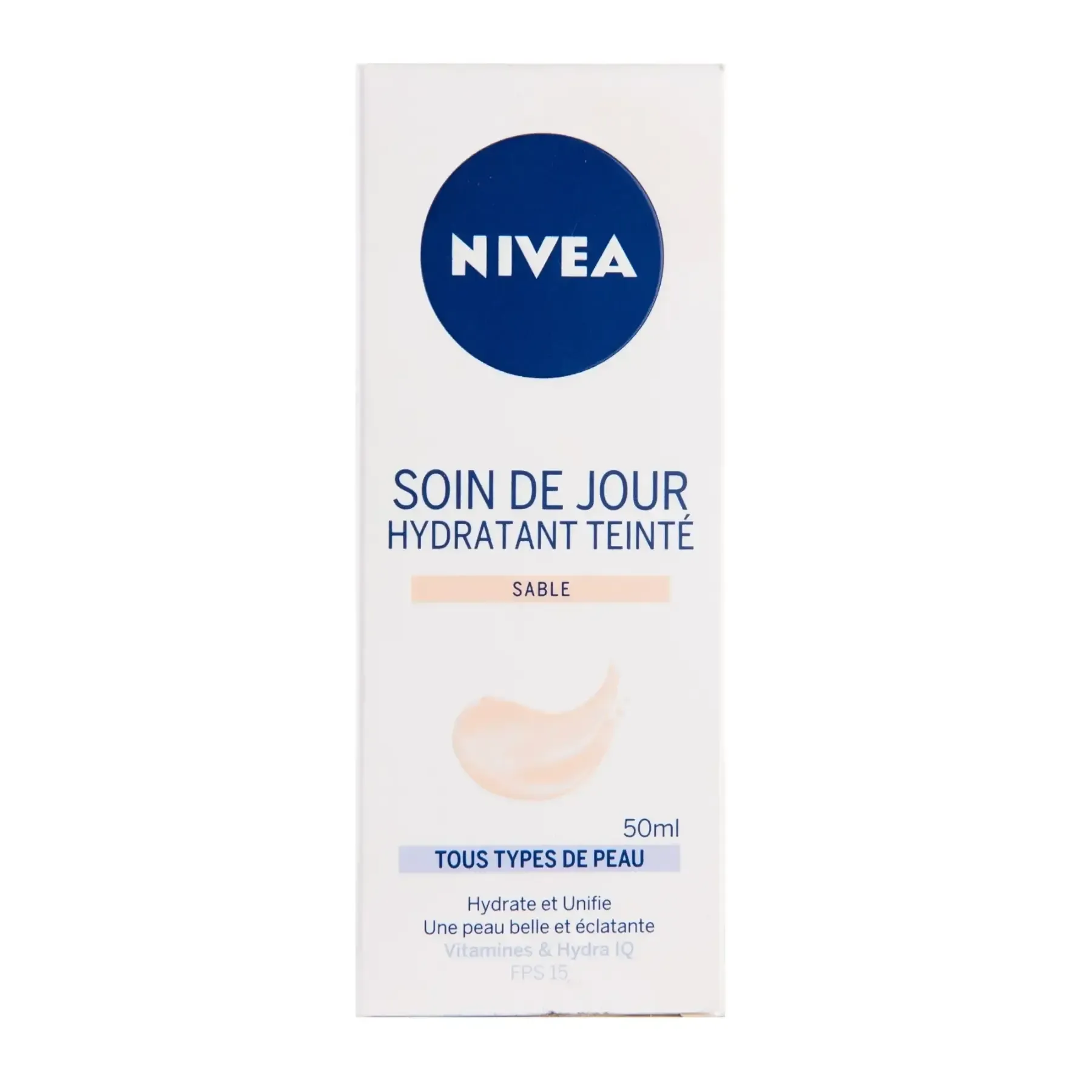 Soin de jour hydratant teinté sable SPF15