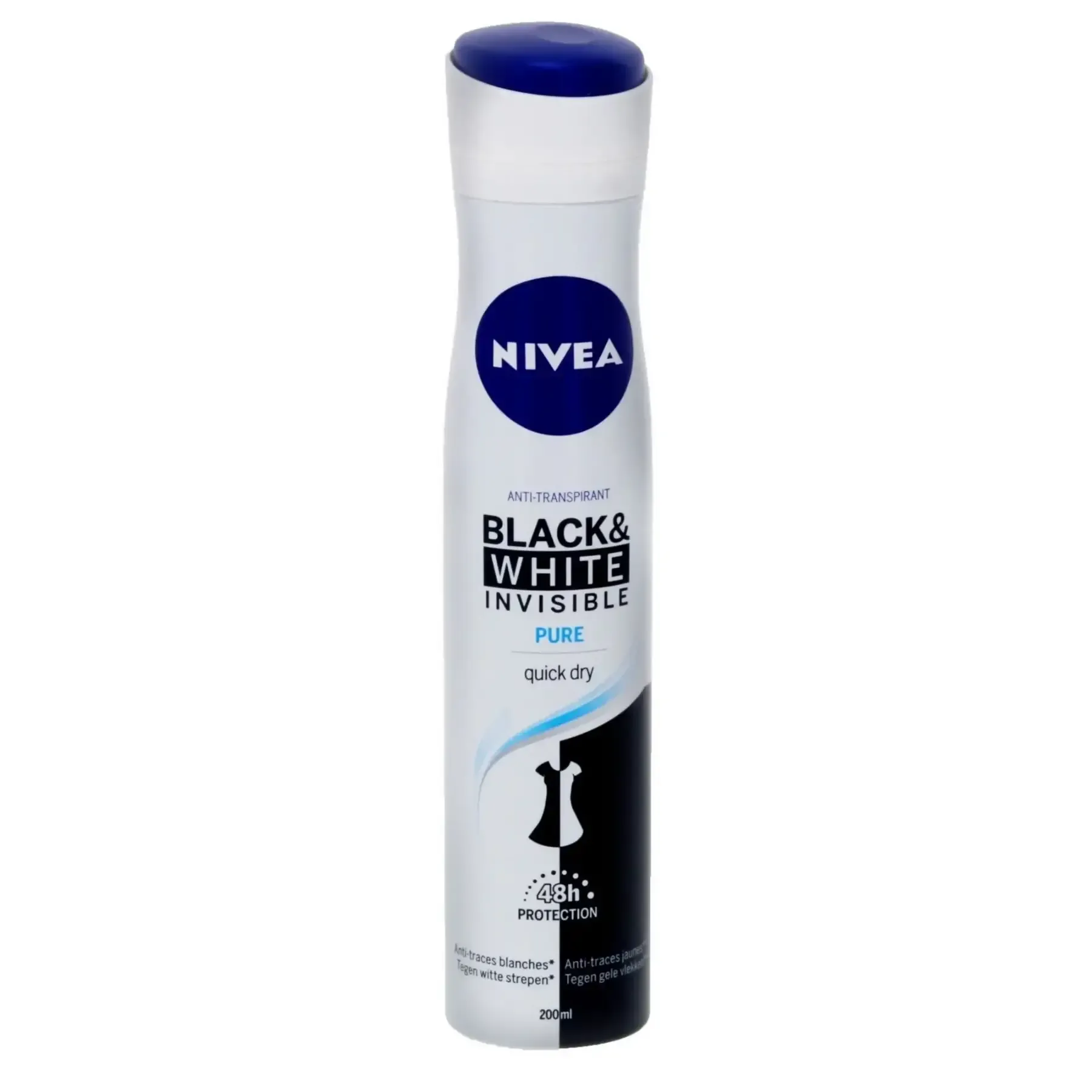 Déodorant vaporisateur Black & White Pure