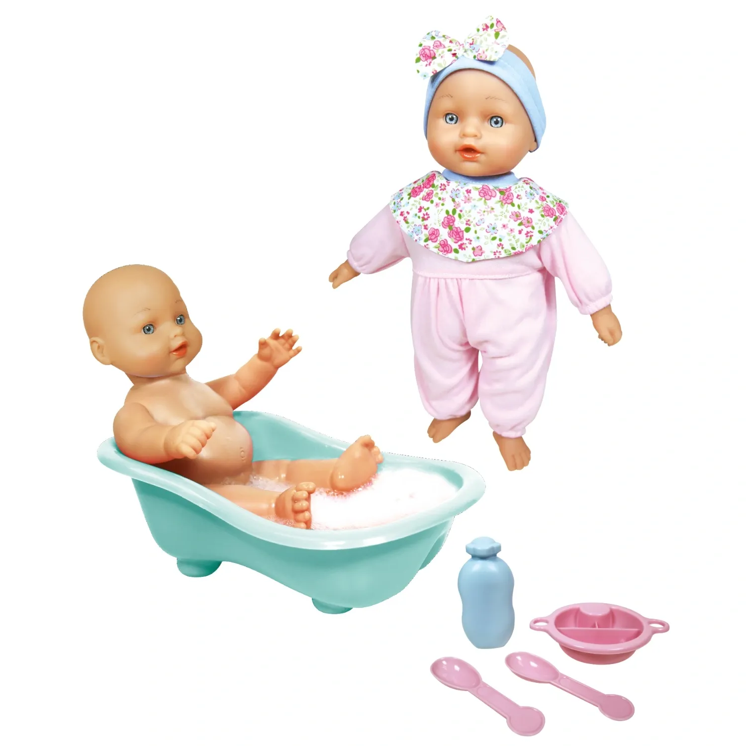 Poupée 30 cm avec baignoire