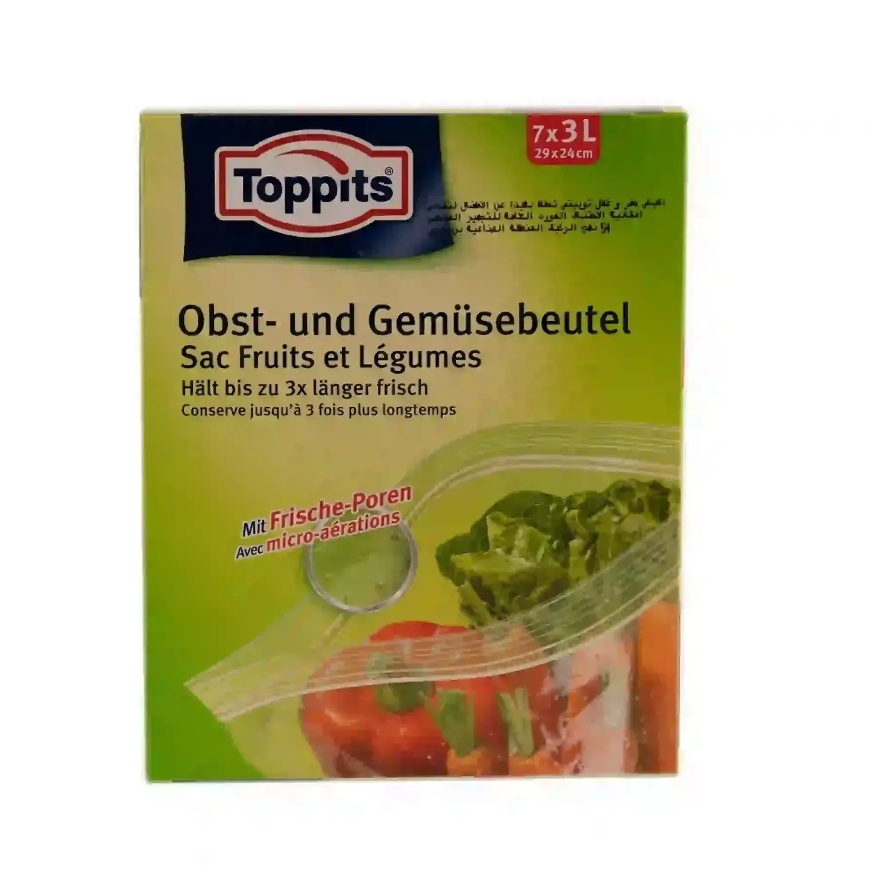 Sacs de congélation avec zip