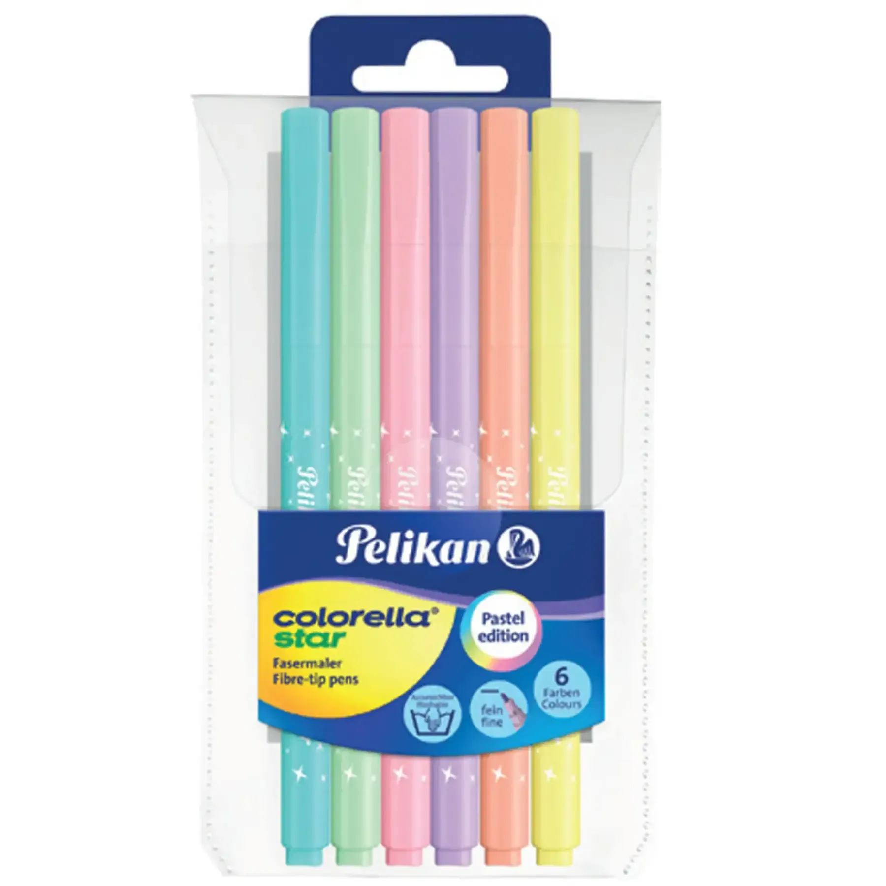 Blister de 6 Feutre Colorella Star Pastel