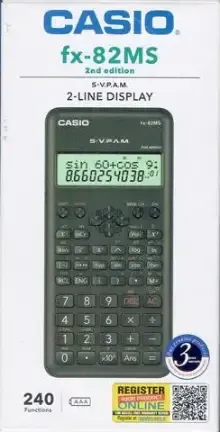 Calculatrice scientifique noir