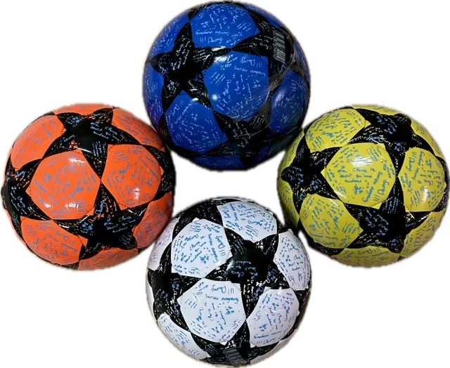 Ballon de Football Design Étoiles existe en plusierus couleurs