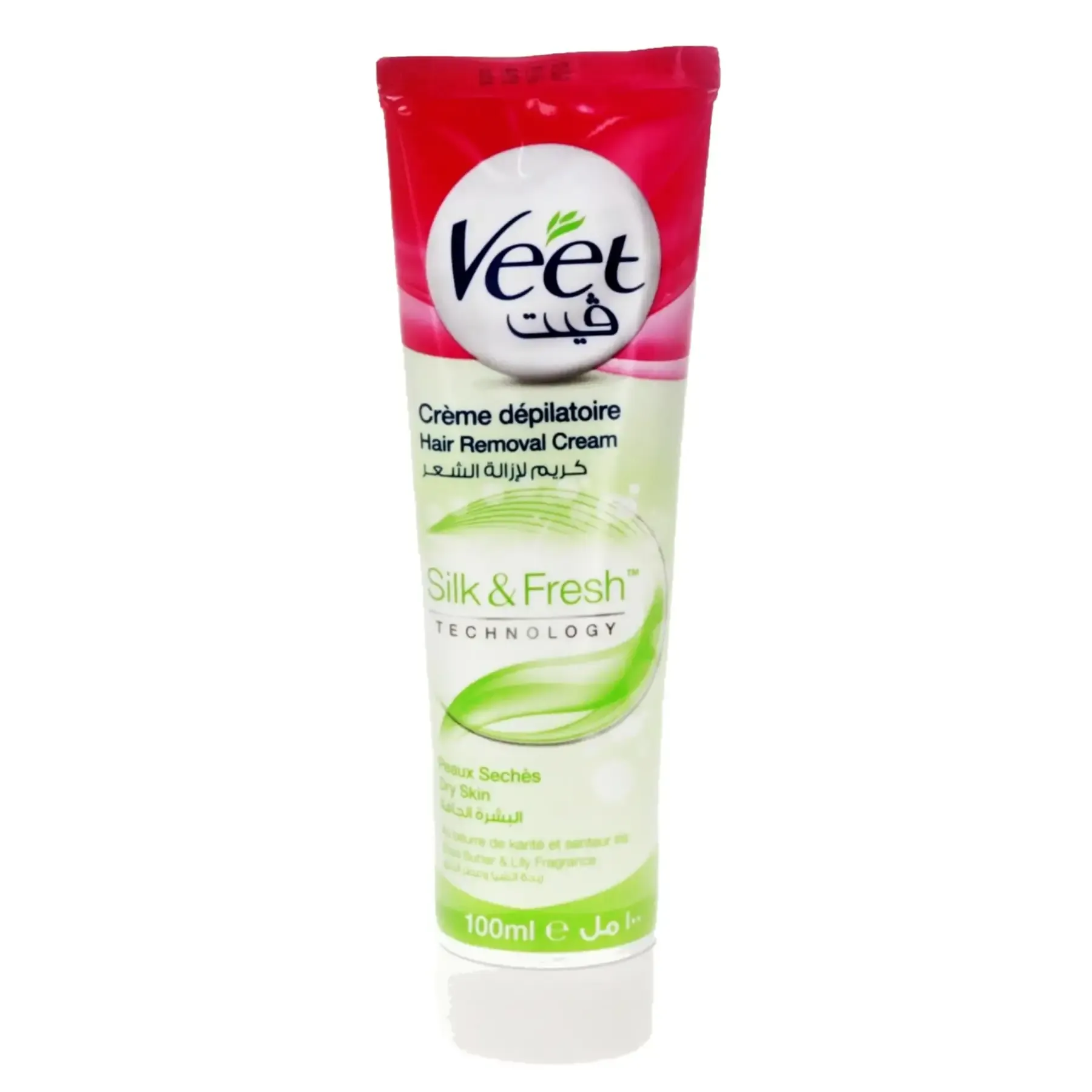 Crème dépilatoire au beurre de karité et parfum de Lis