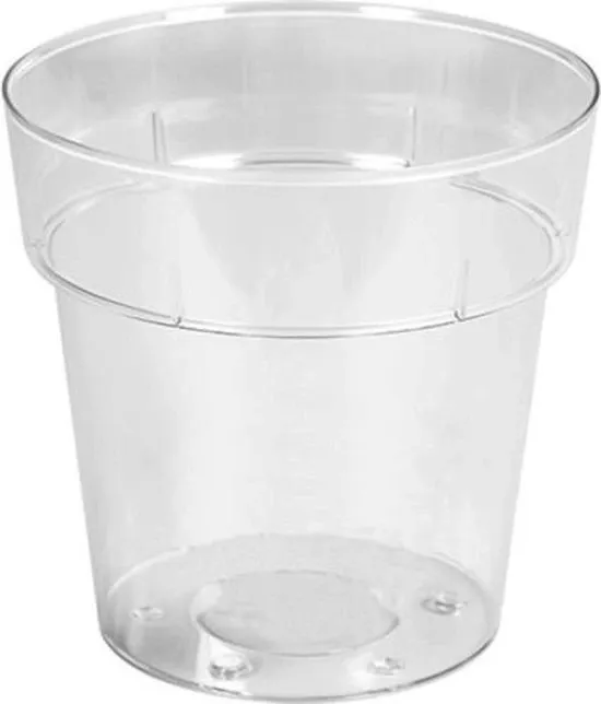 Pot de fleur transparent 15 cm