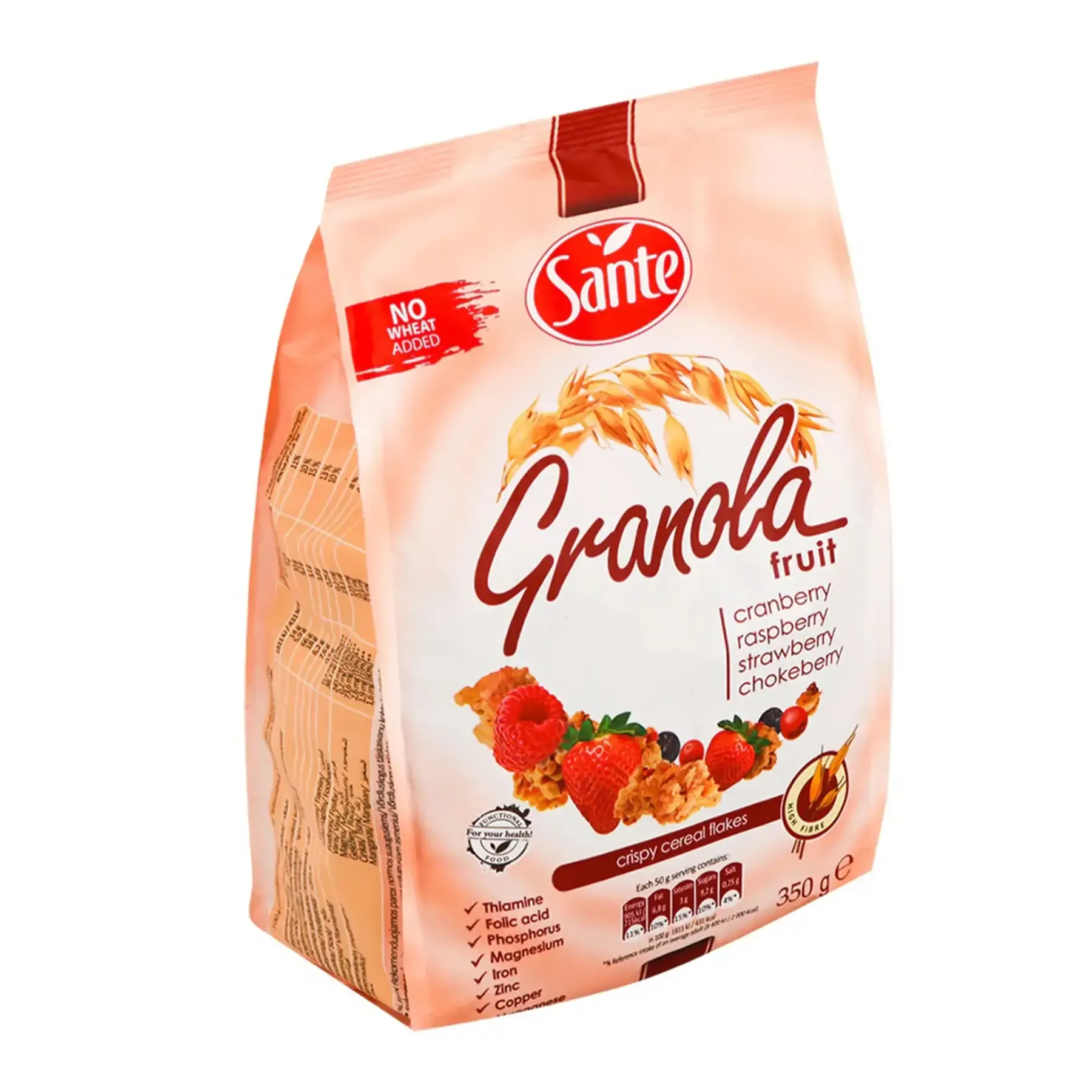 Céréales granola aux fruits