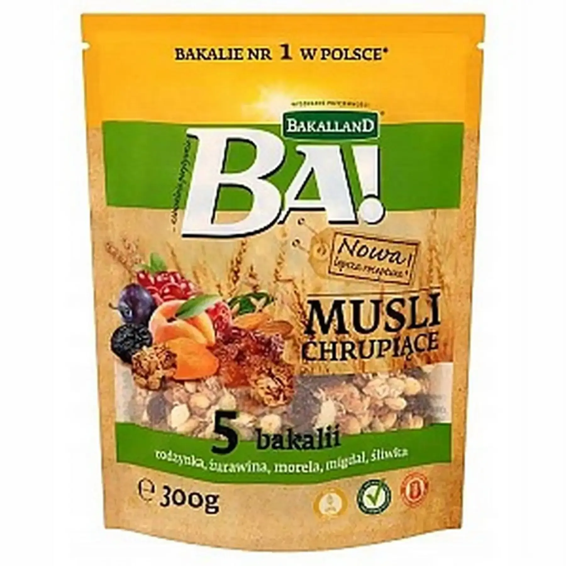 Crunchy muesli aux 5 fruits secs et miel