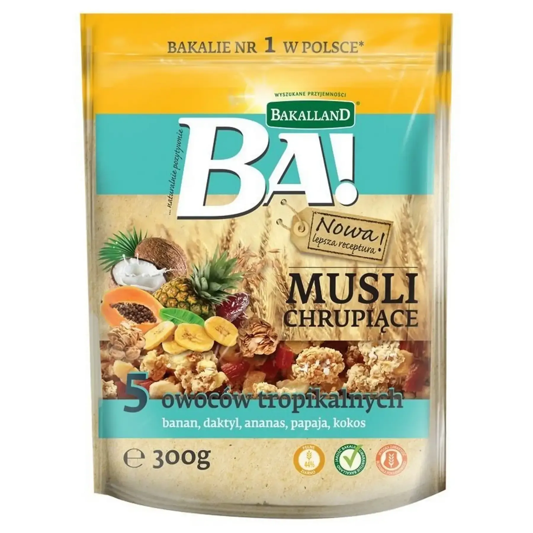 Crunchy muesli aux 5 fruits tropical