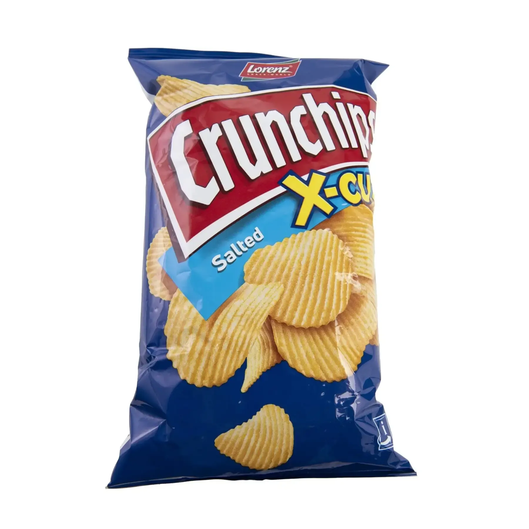 Chips de pomme de terre x-cut sel