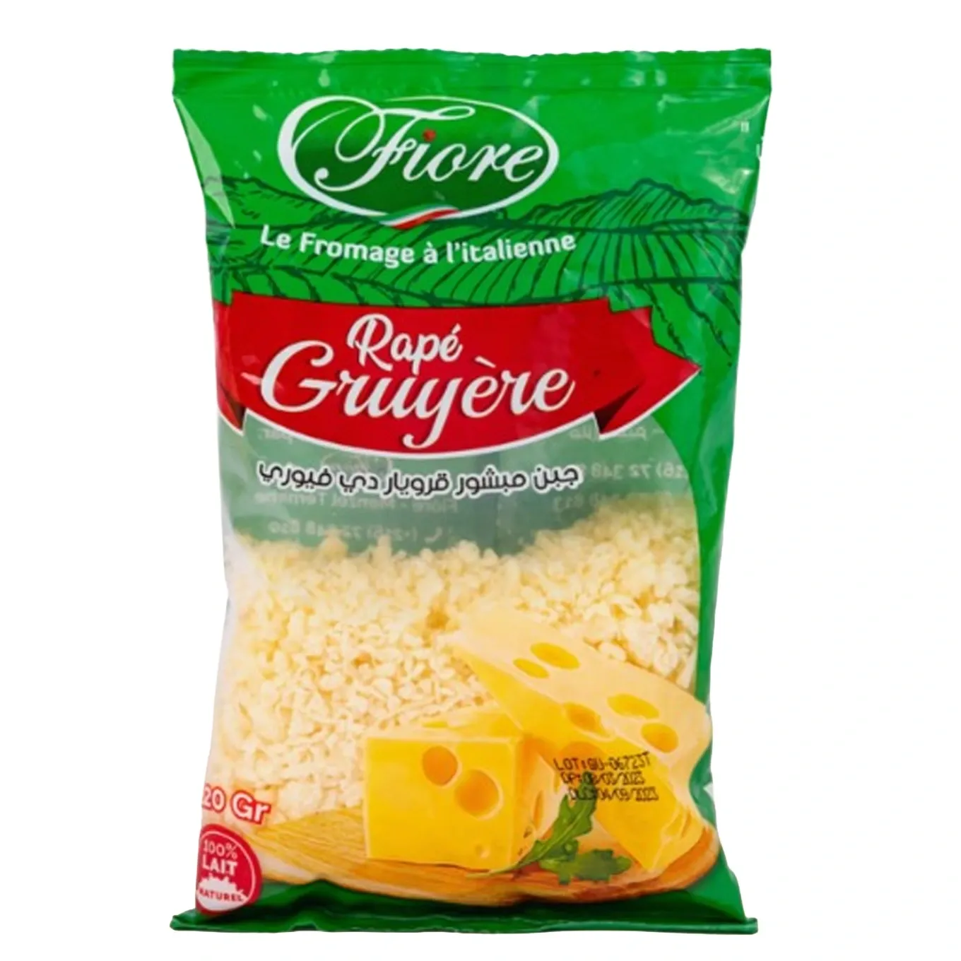 Fromage râpé au gruyere