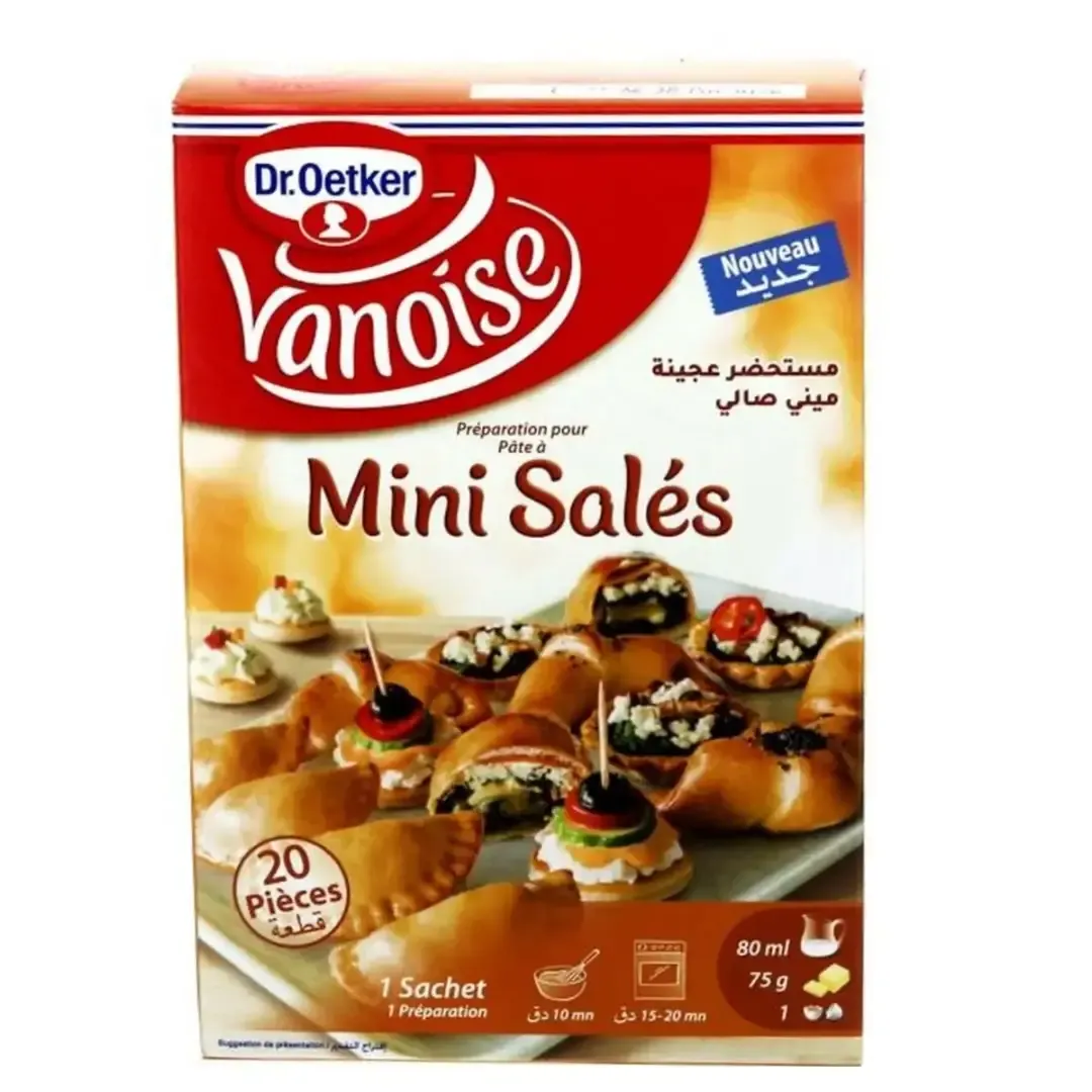 Préparation pâte mini salés