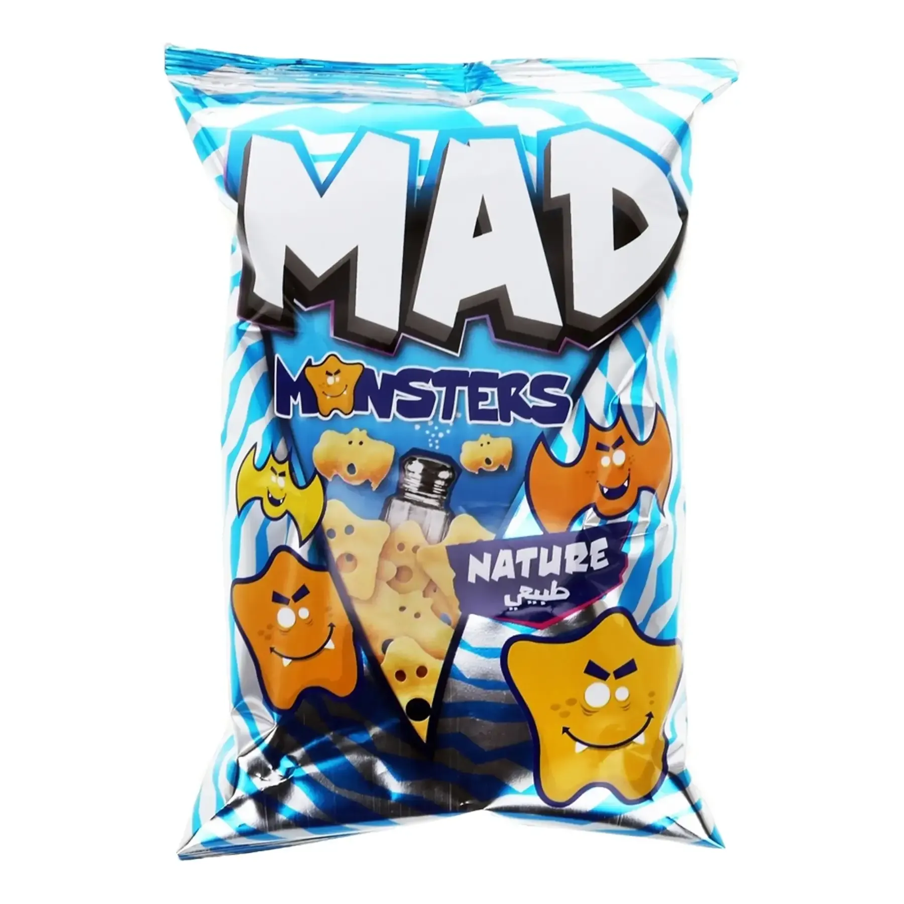 Chips de pomme de terre monsters nature
