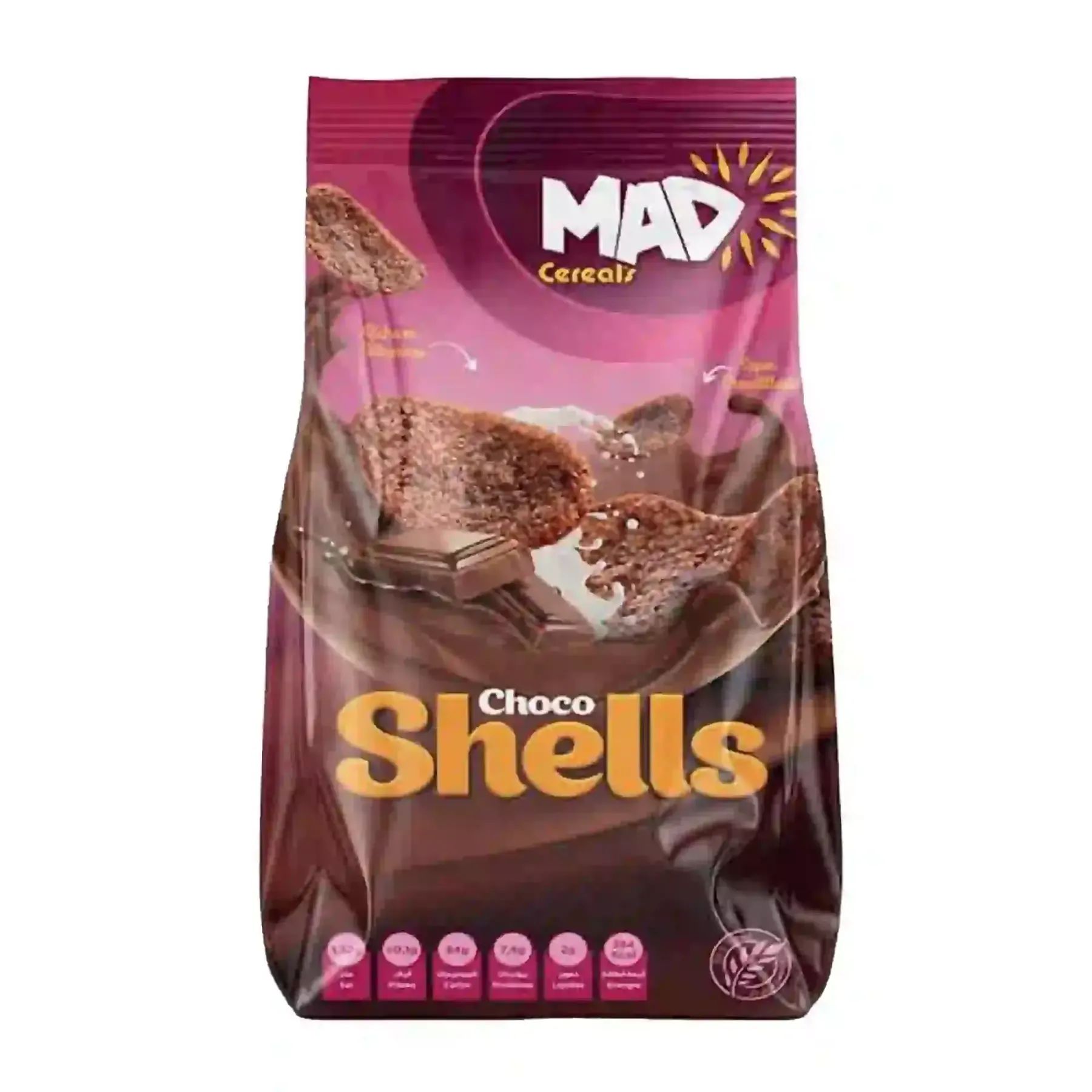 Céréales au chocolat shells