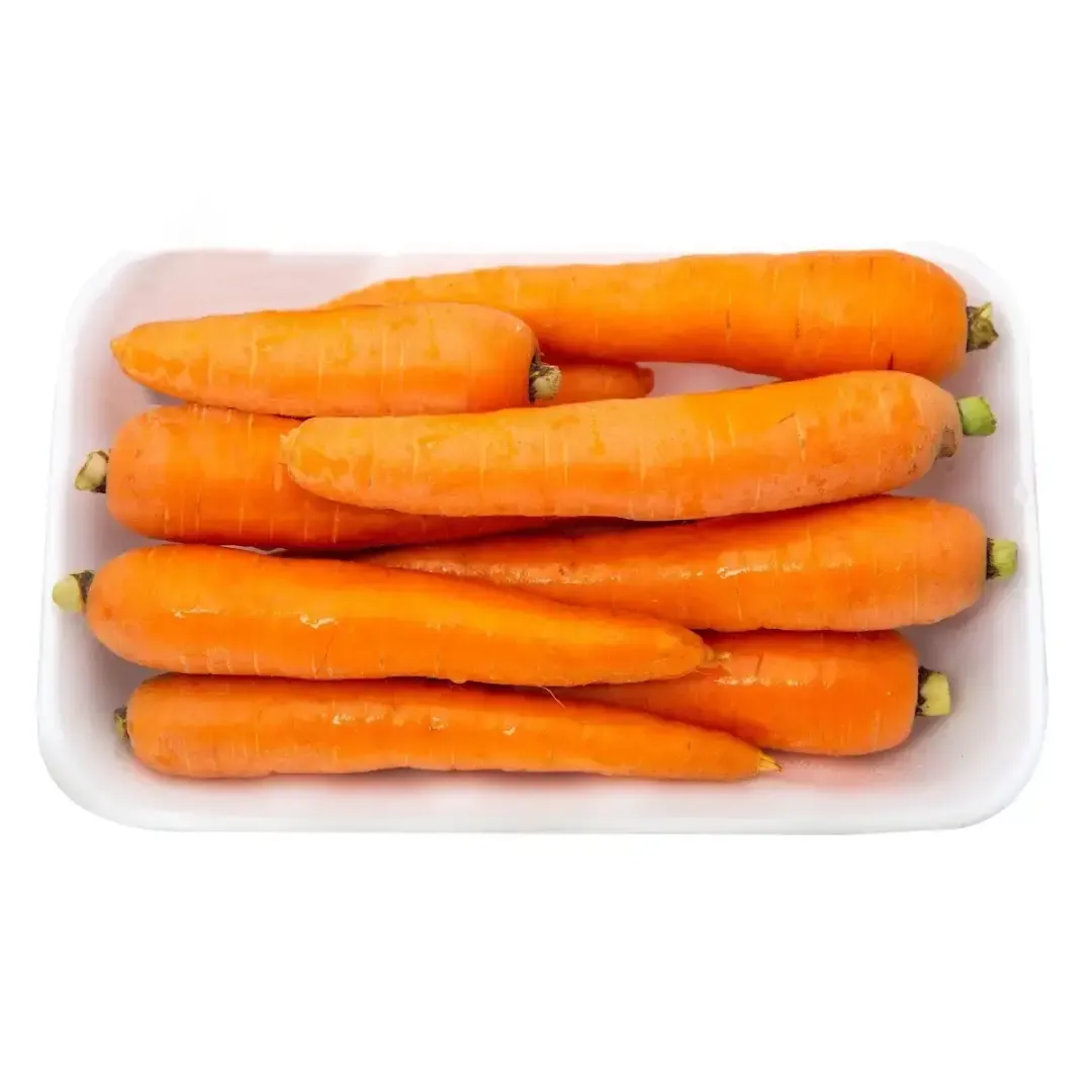 Carottes sans fanes en barquette
