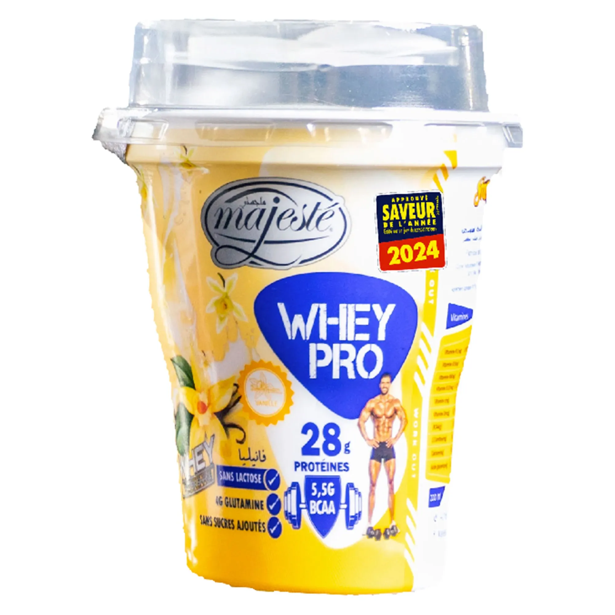 Fromage Whey pro protéines goût vanille