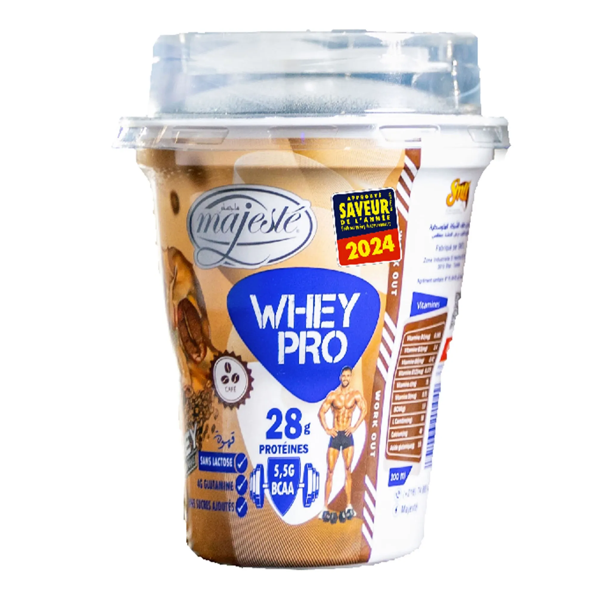 Fromage Whey pro protéines goût café