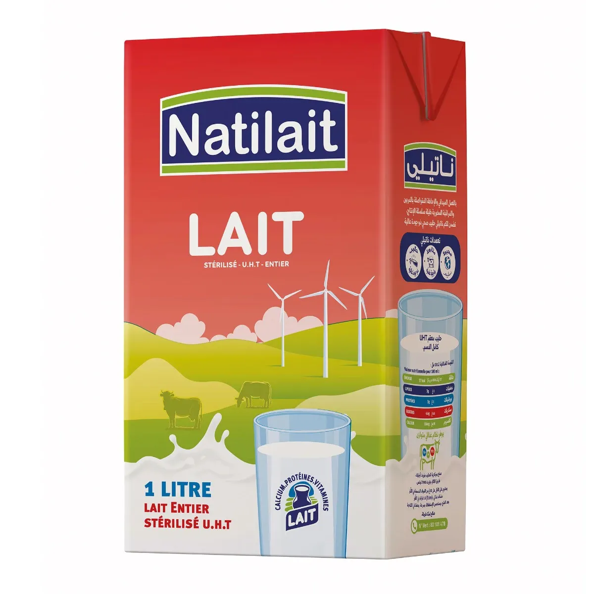 Lait entier U.H.T