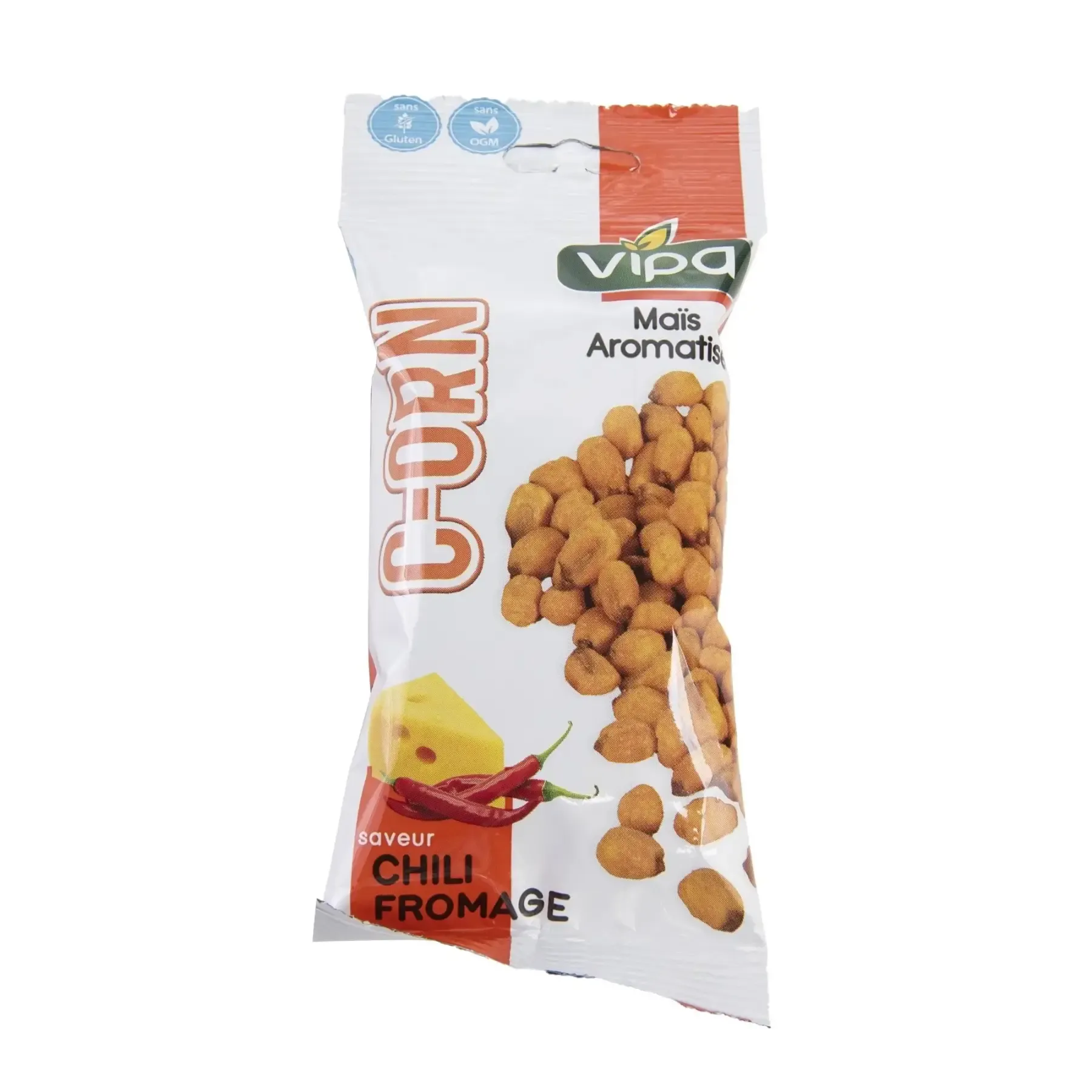 Maïs aromatisé chili fromage