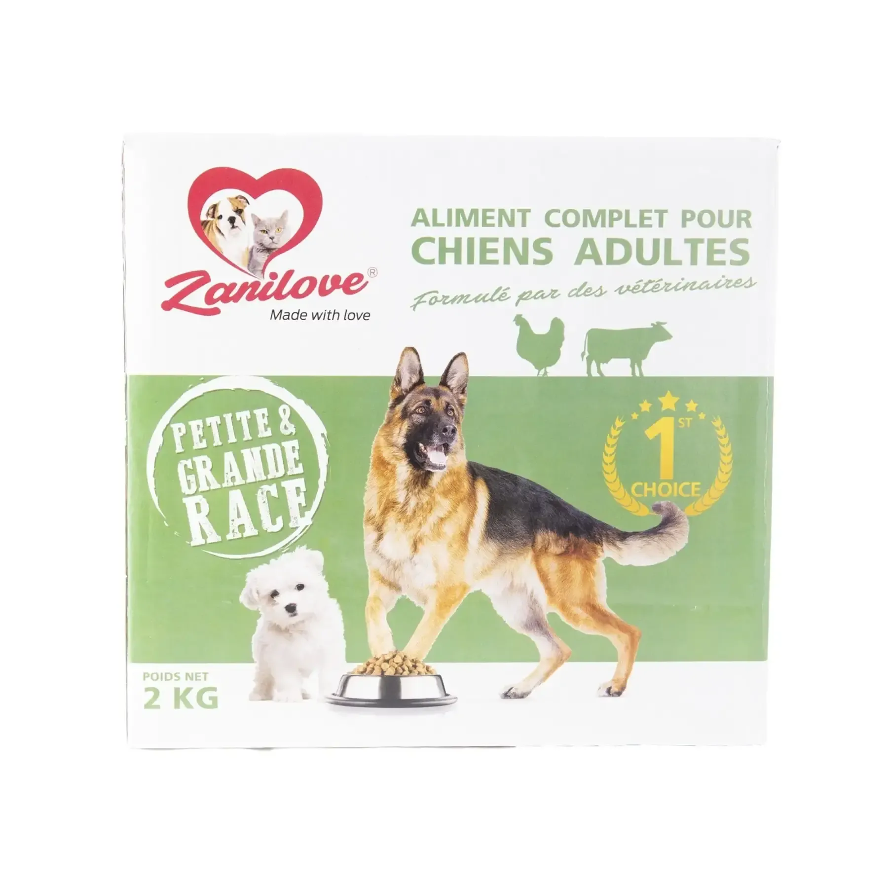 Croquettes chiens adultes