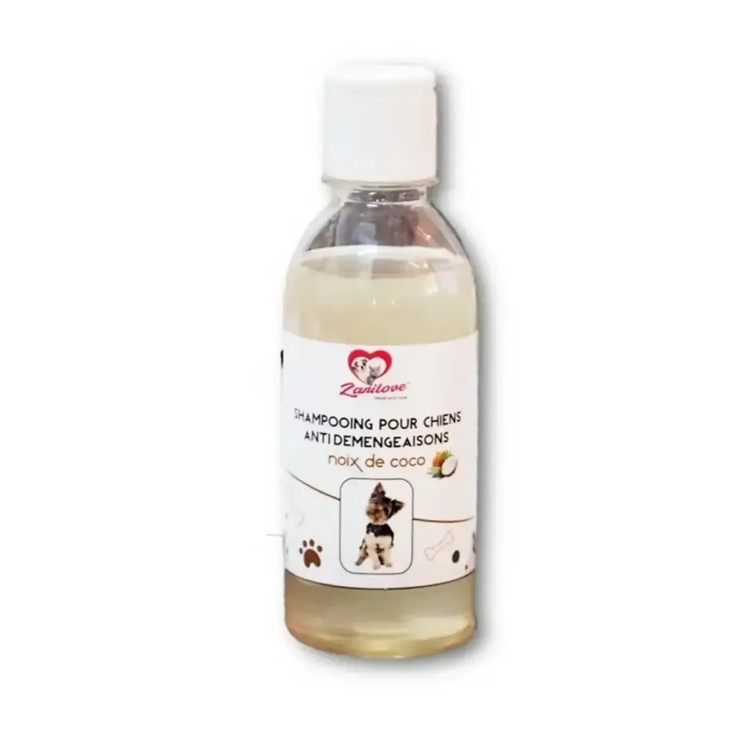 Shampooing pour chiens anti-démangeaisons noix de coco