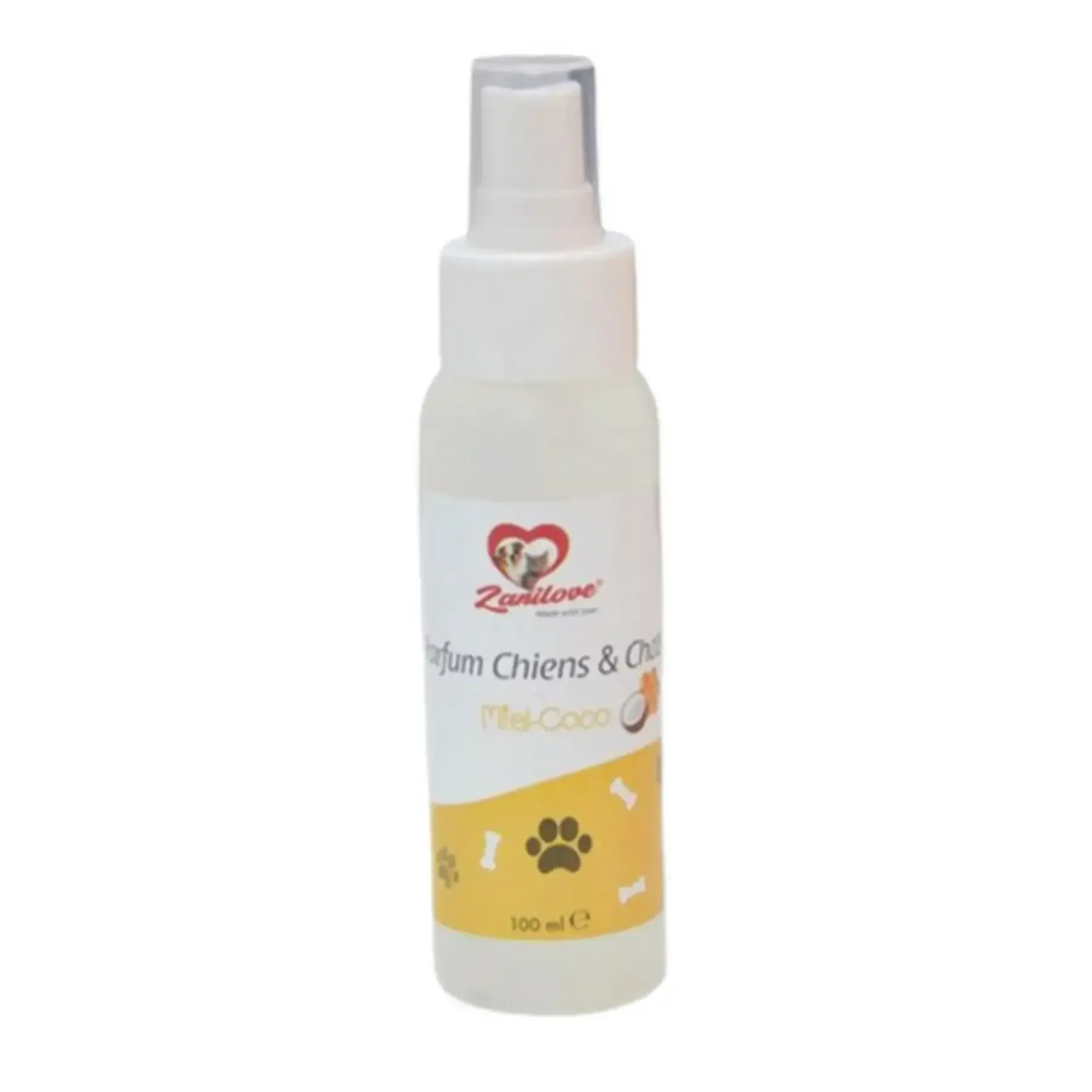 Parfum pour chiens et chats miel coco