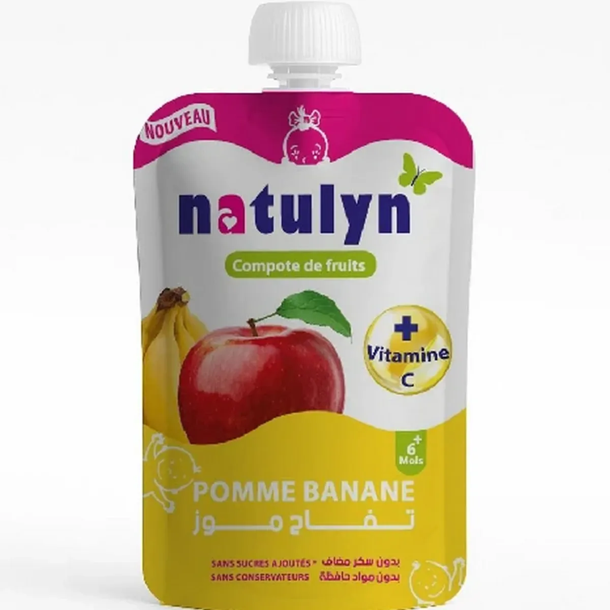 Compote compot pomme banane