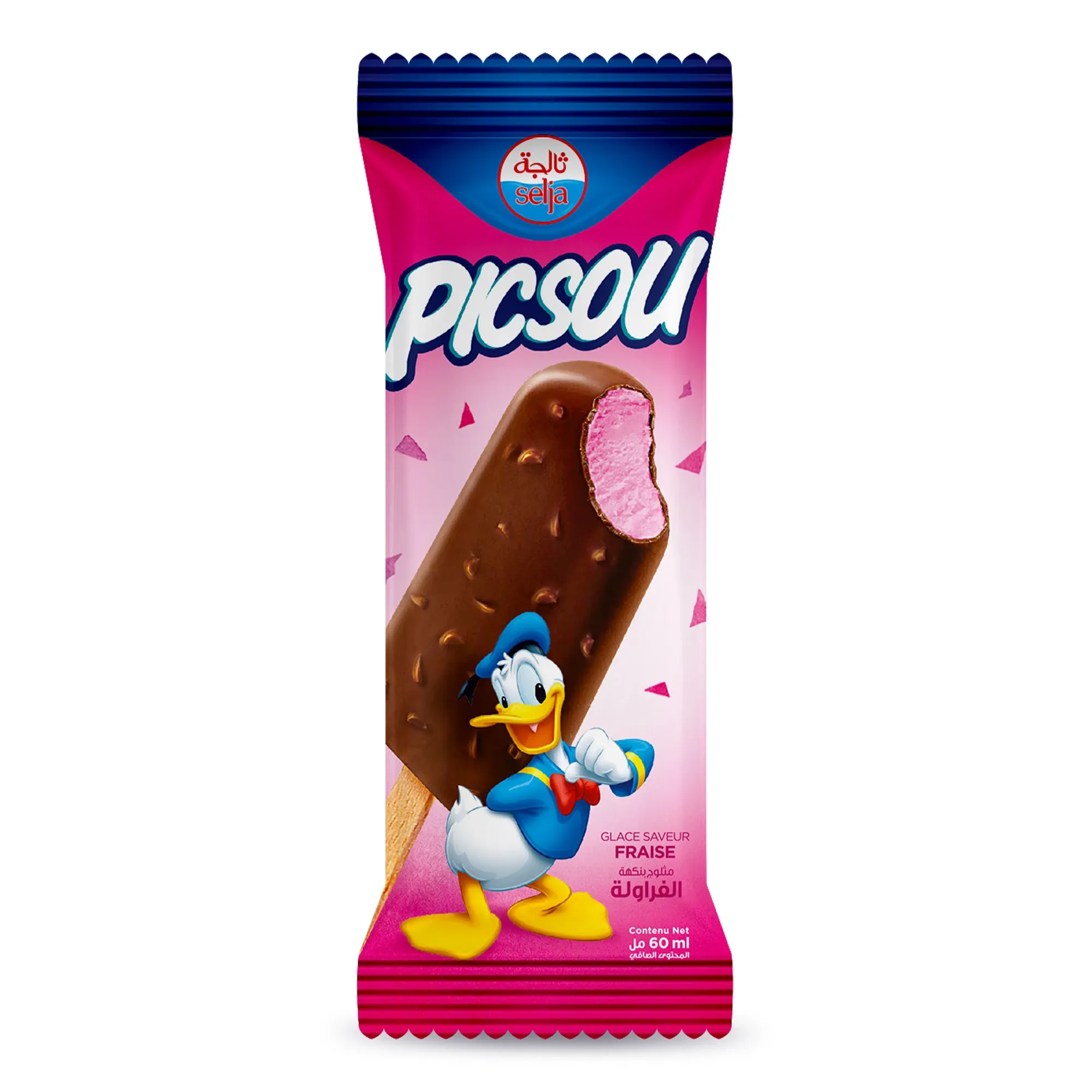 Glace chocolat fraise