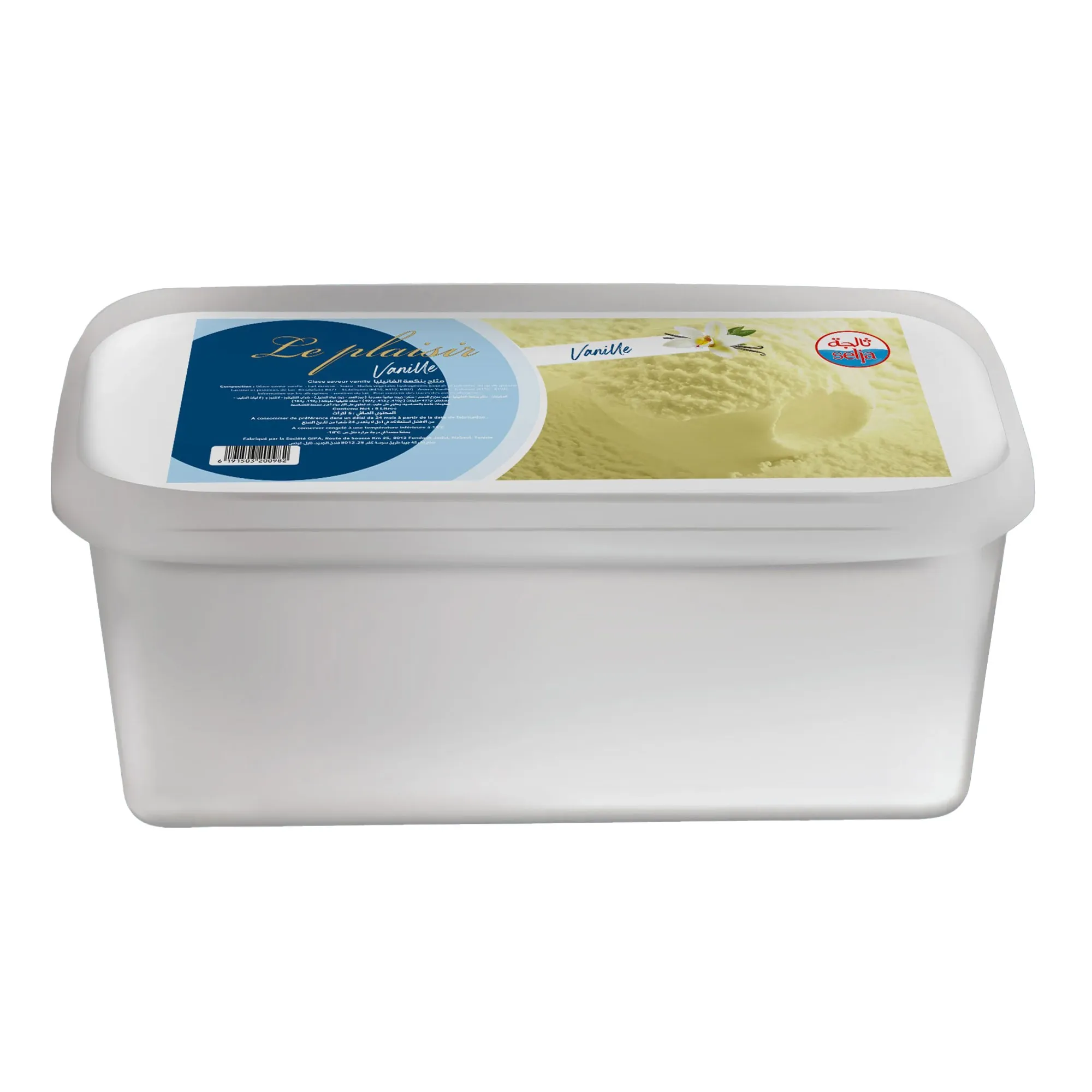 Glace saveur vanille le plaisir