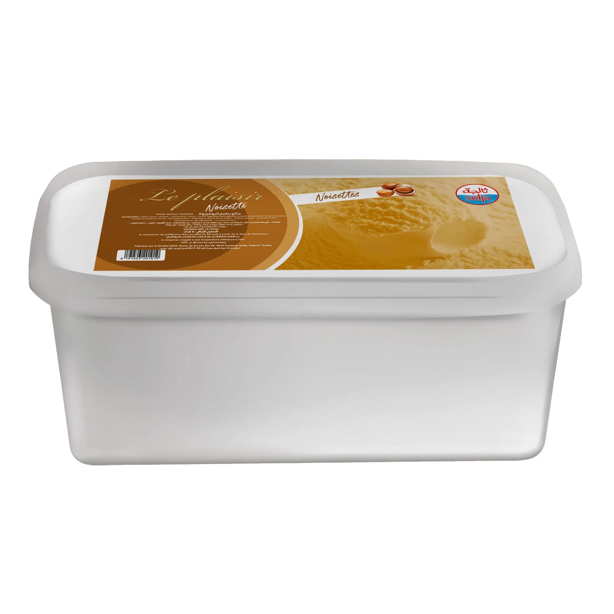 Glace saveur noisette le plaisir