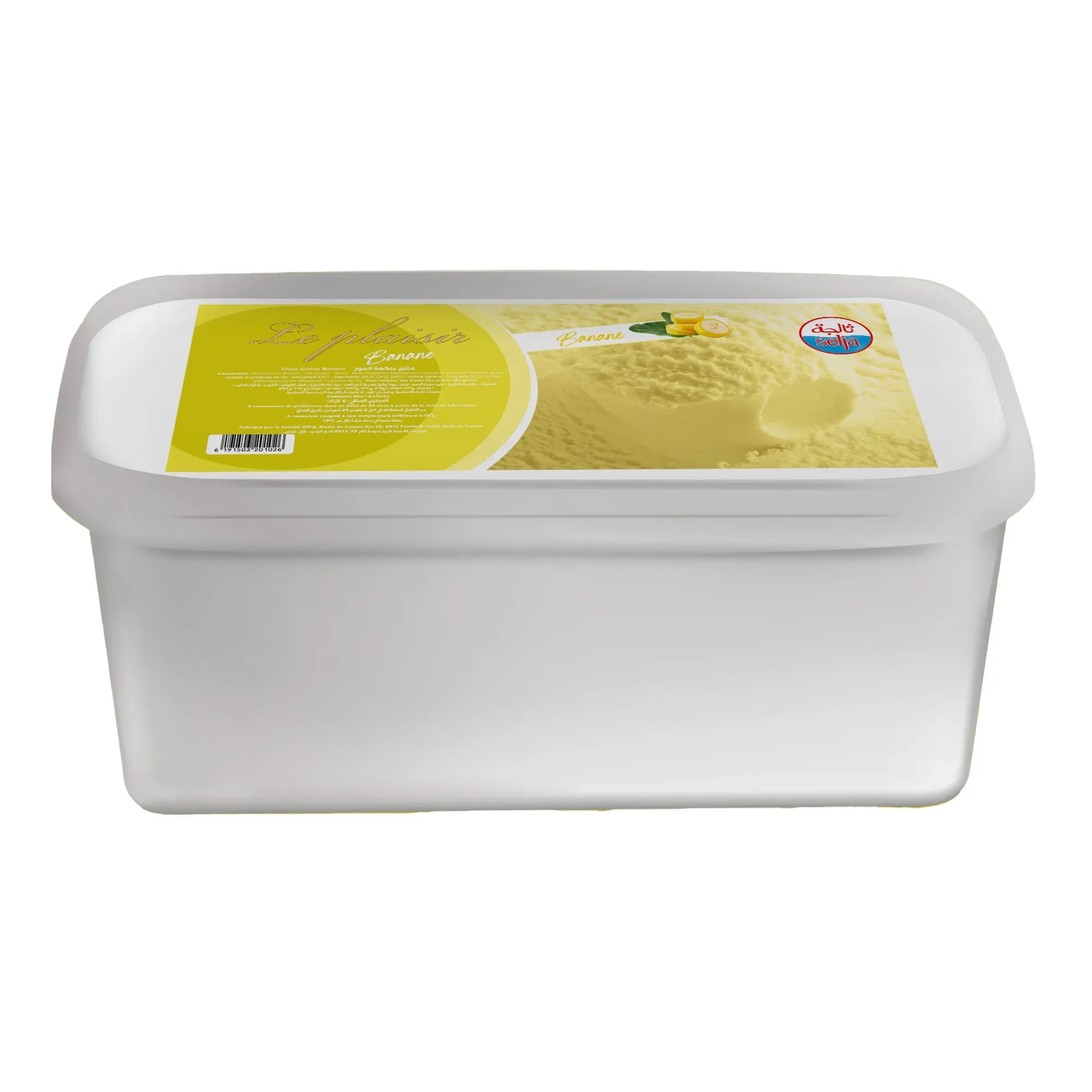 Glace saveur banane le plaisir