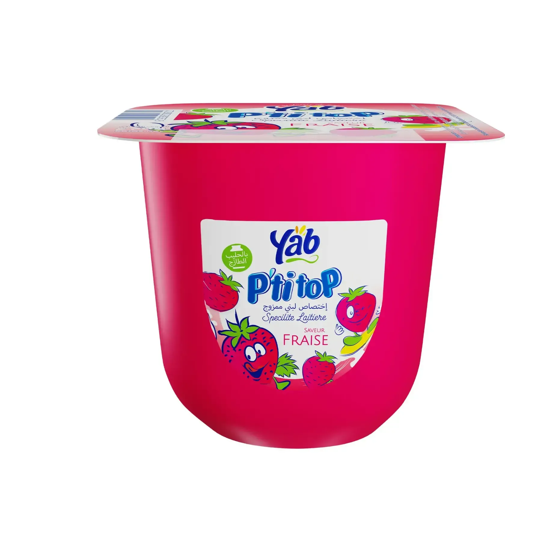 Yaourt brassé fraise Ptit'Top