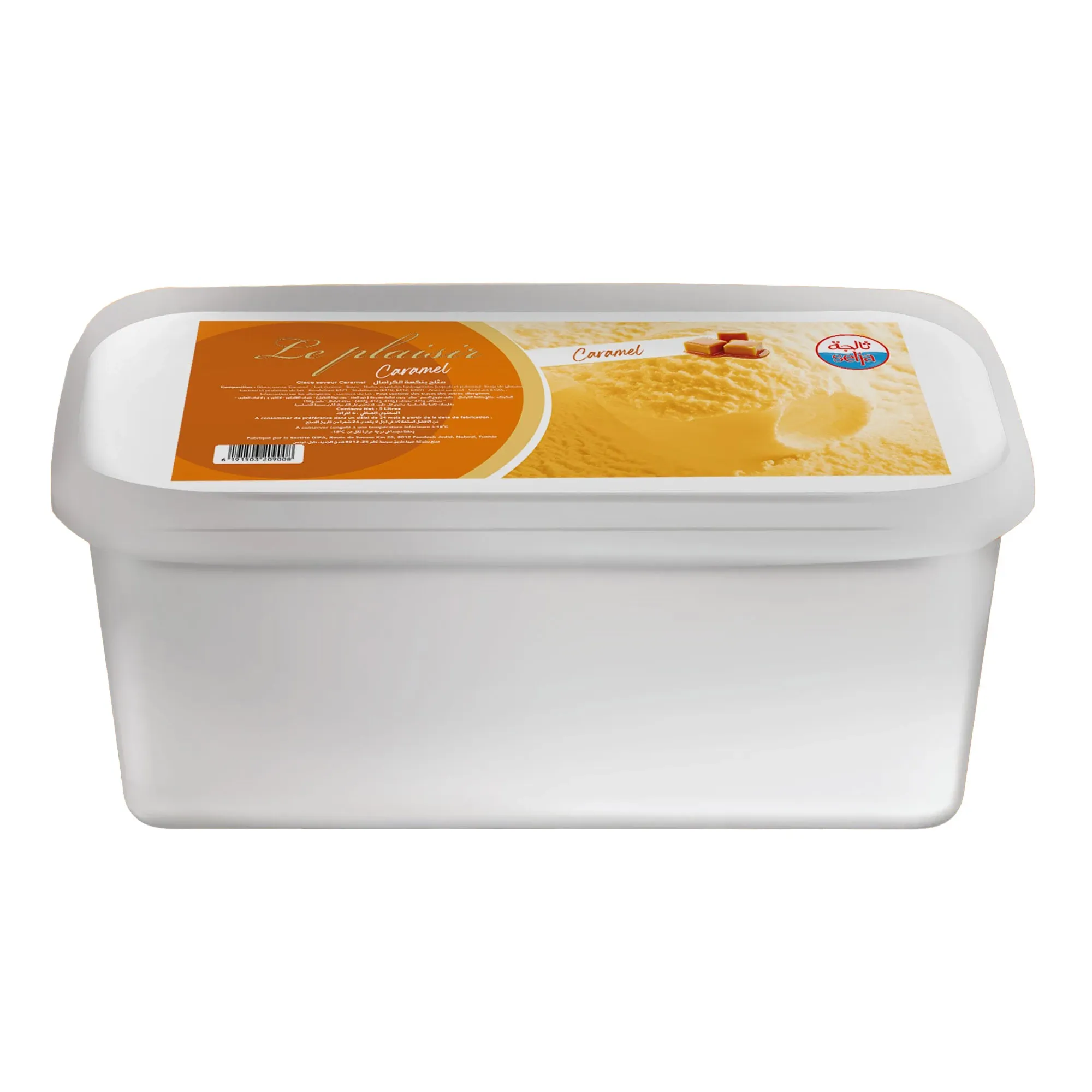 Glace saveur caramel le plaisir