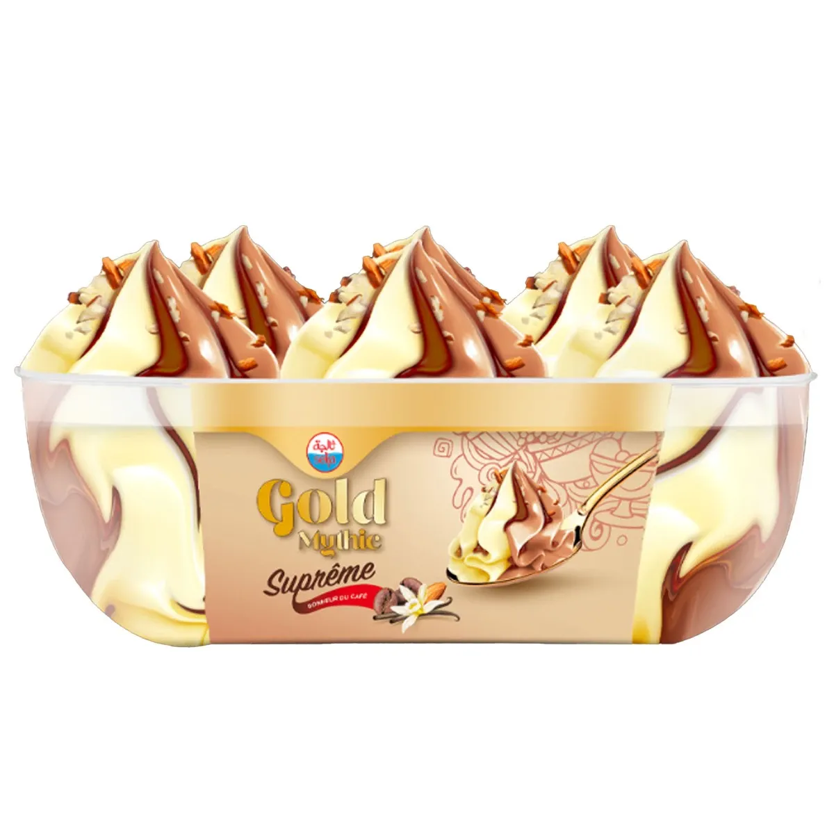 Glace Gold Mythic café vanille