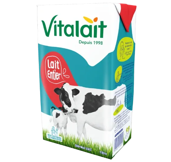 Lait entier U.H.T 
