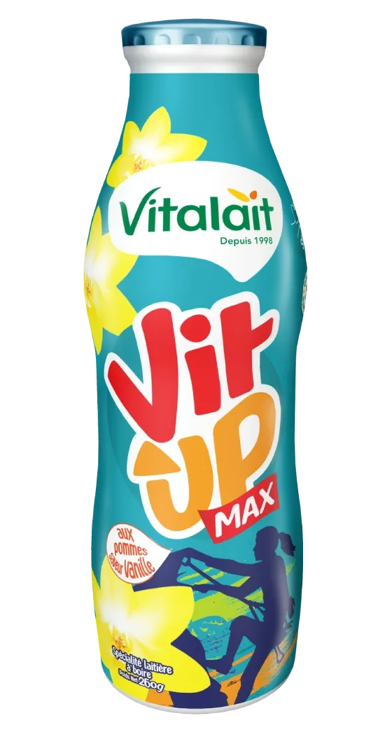 Yaourt à boire Vit'up Max pommes vanille