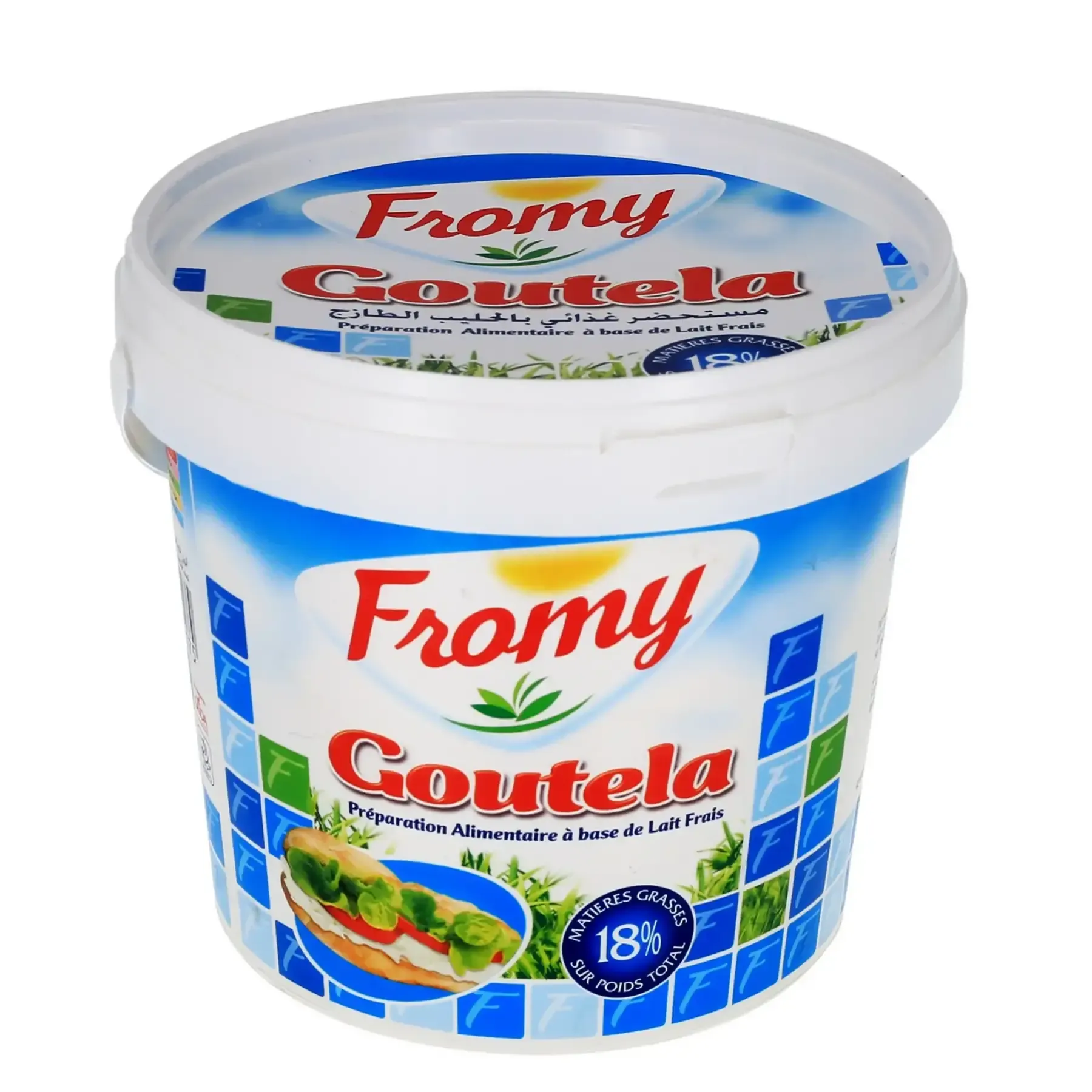 Préparation alimentaire Goutella à base de lait frais
