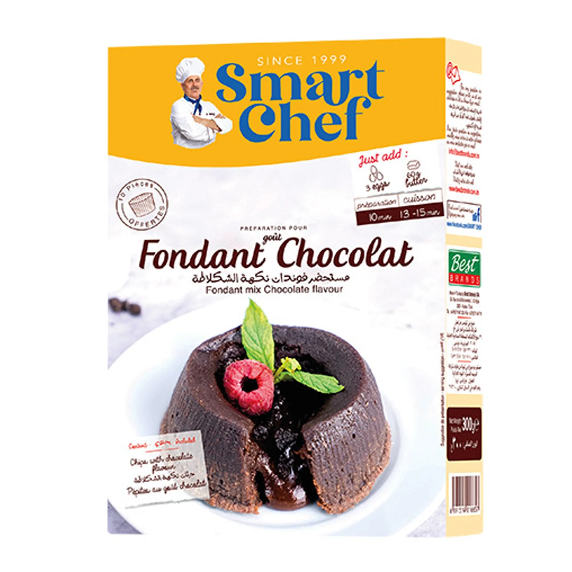 Préparation pour fondant au chocolat