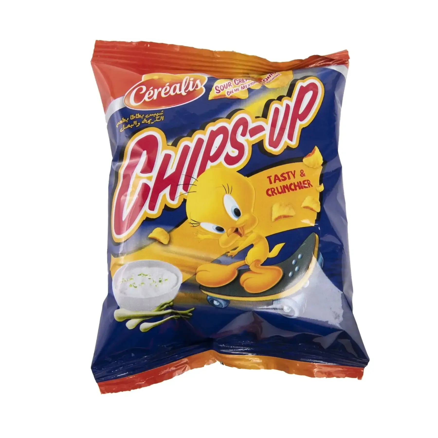 Chips de pomme de terre aux oignons