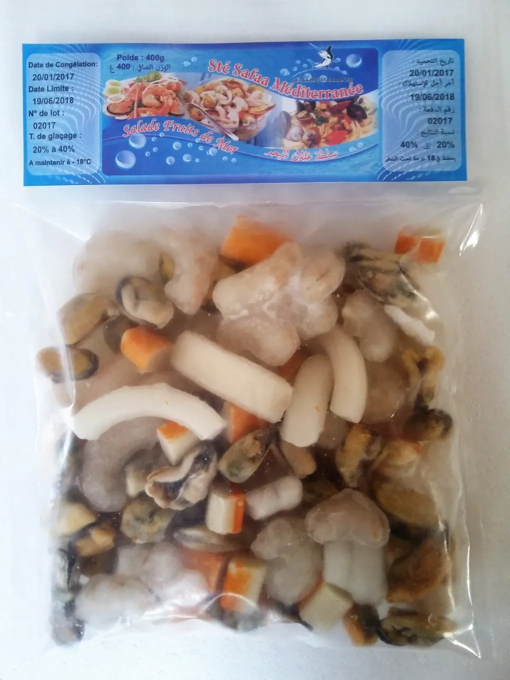 Salade de fruits de mer