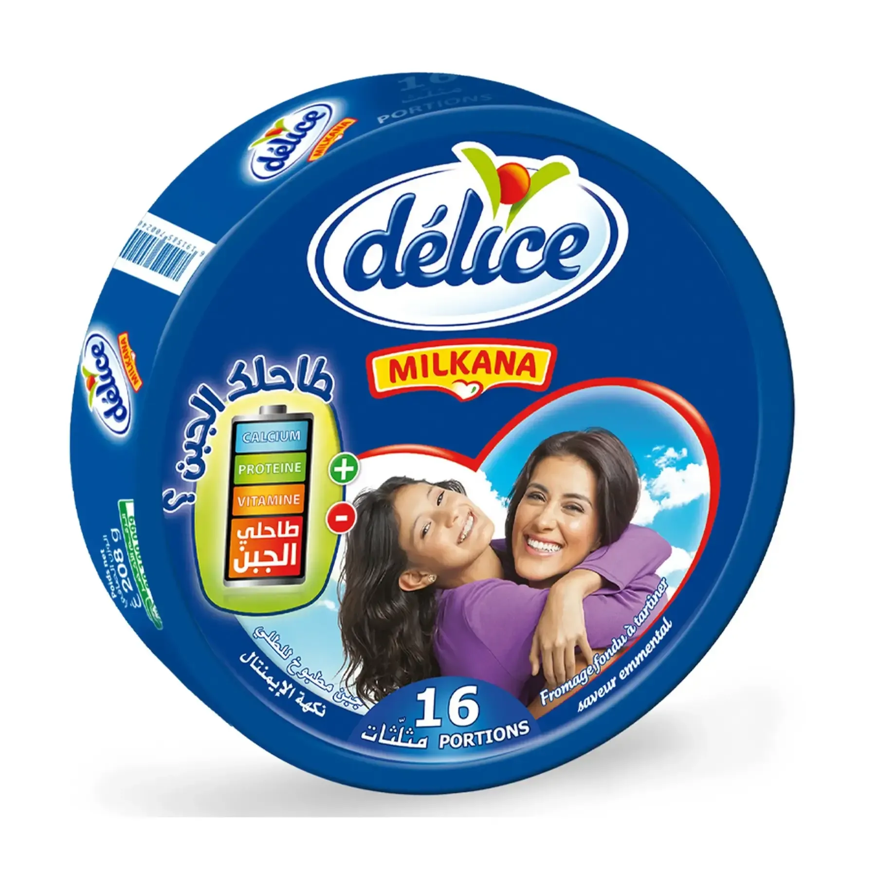 Fromage fondu à tartiner saveur emmental