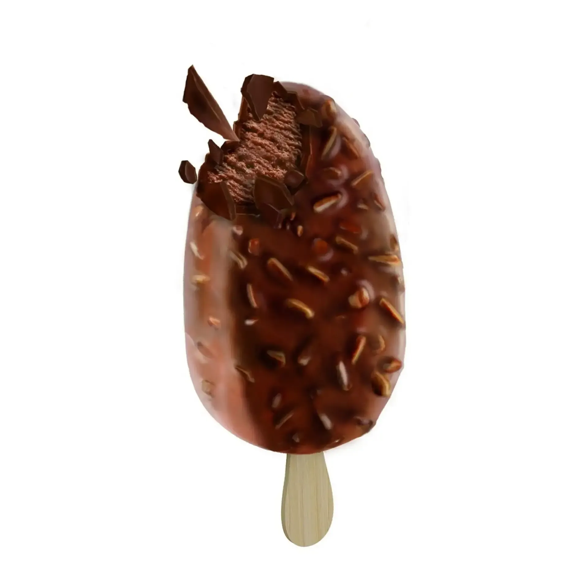 Glace stick chocolat gourmand
