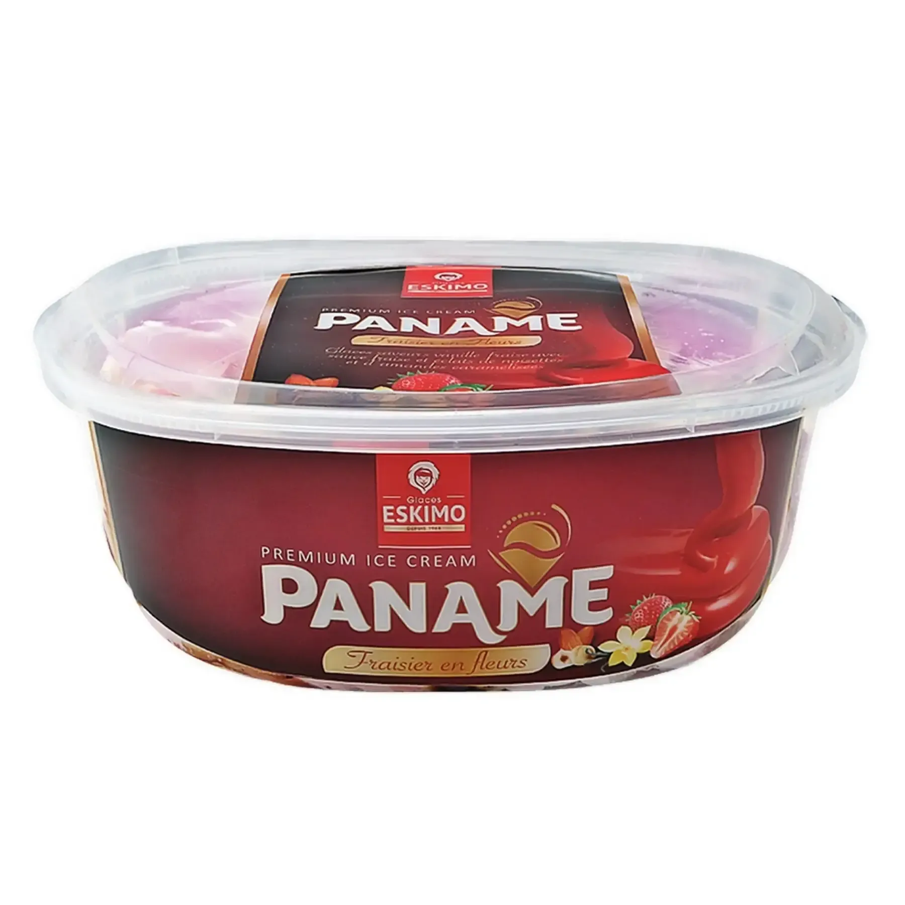 Glace Fraisier en Fleurs