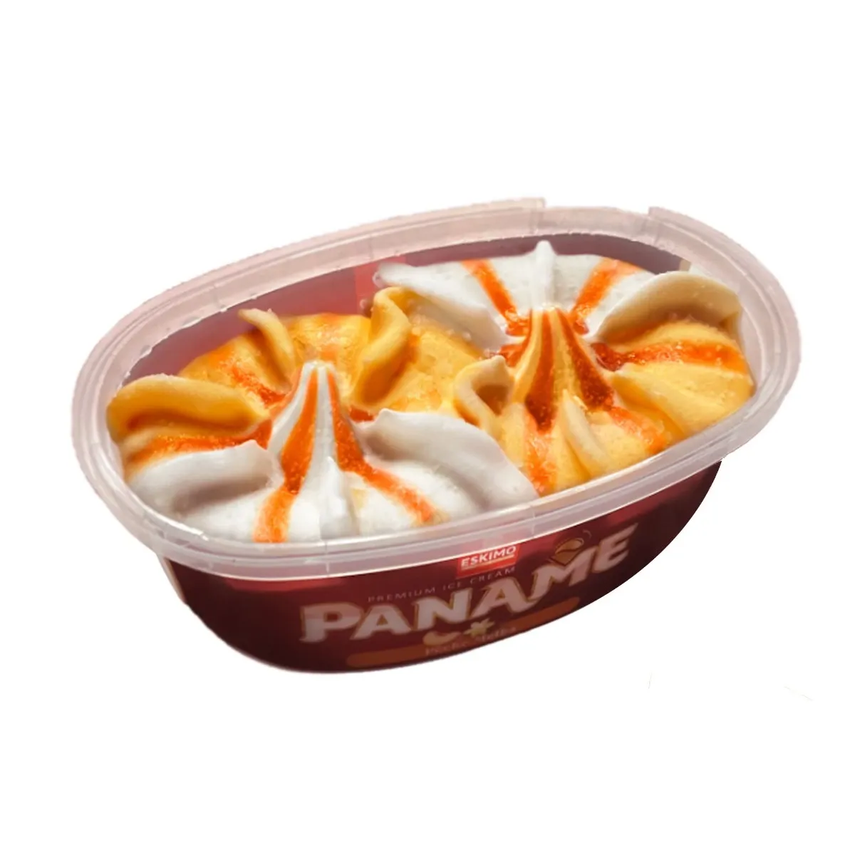 Glace saveur pêche melba