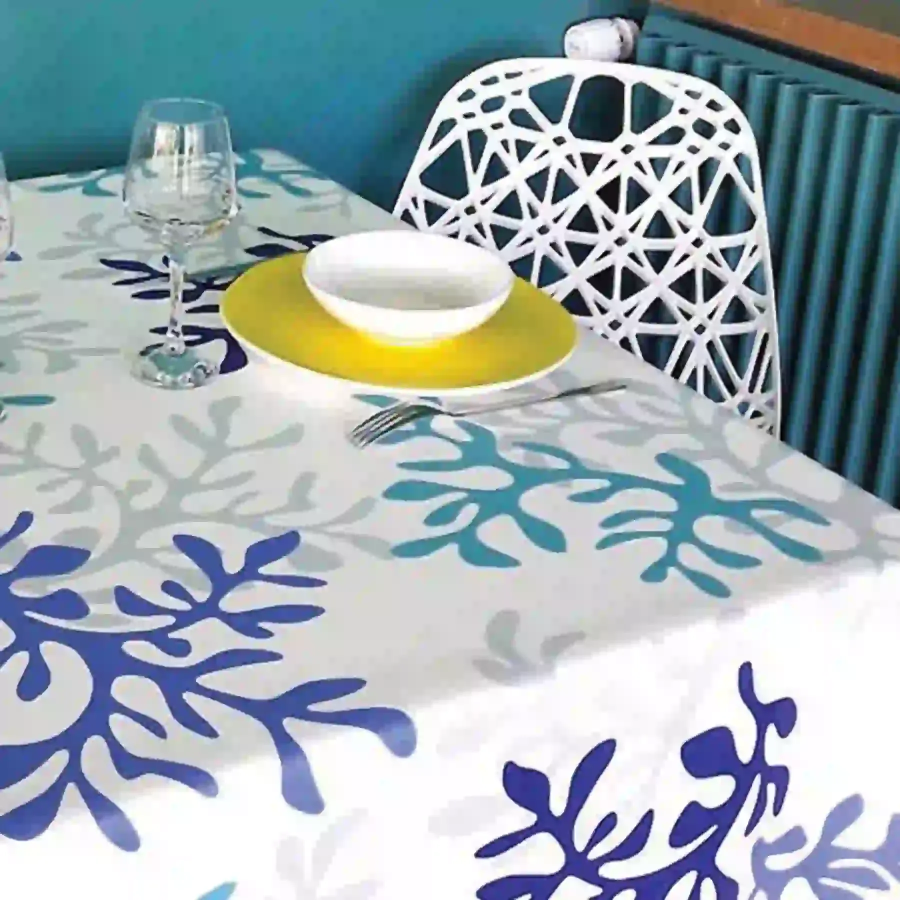 Nappe cirée carrée 140x140cm