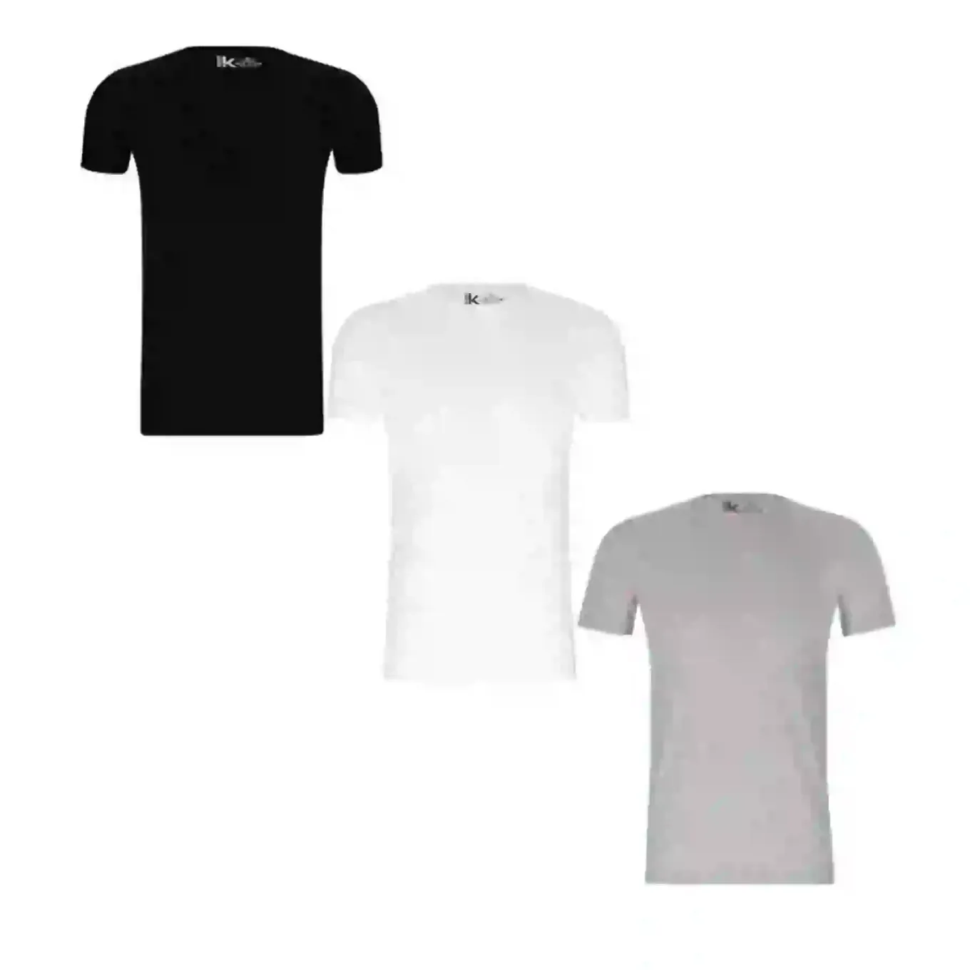 Lot de 3 T-shirts Col V