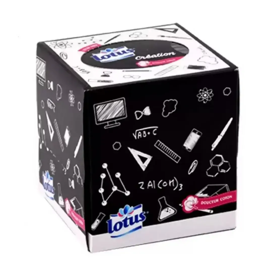 Distributeur papier cubique Création  2 plis