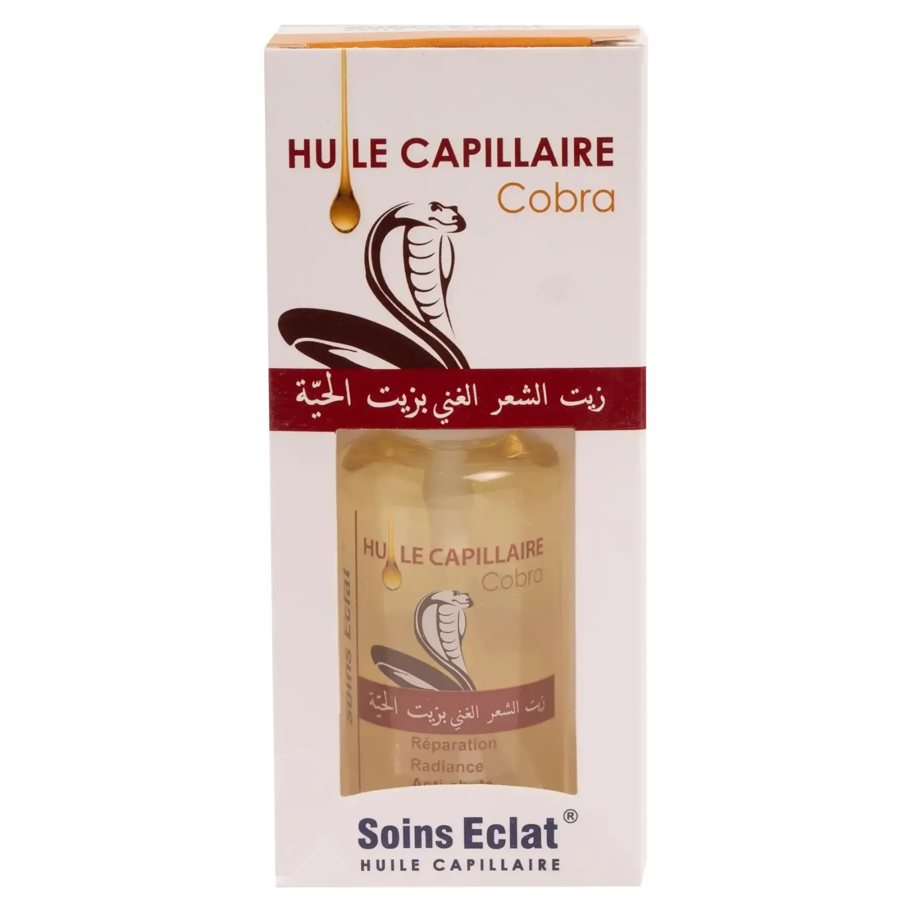 Huile capillaire de cobra