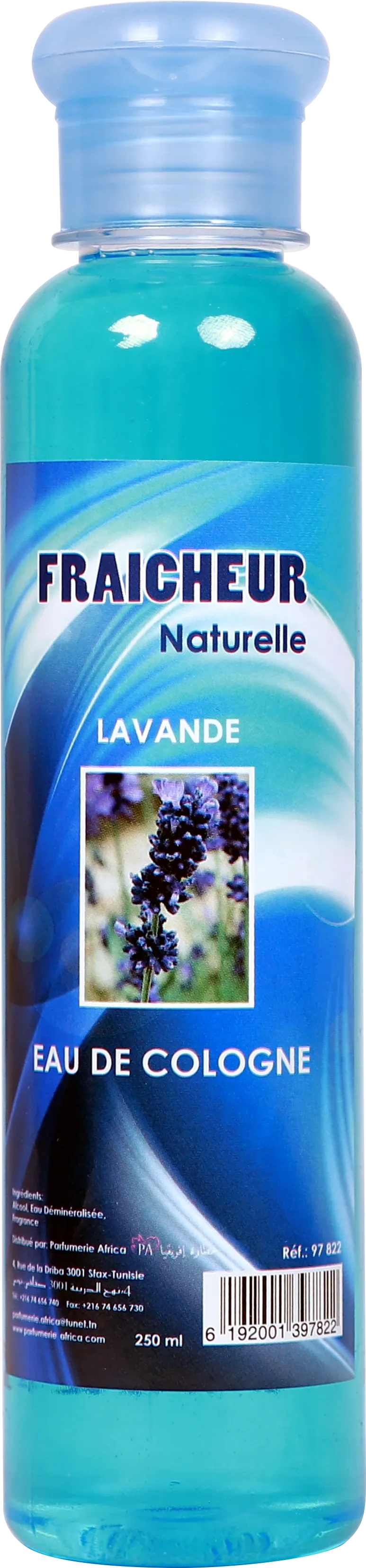 Eau de cologne fraicheur lavande