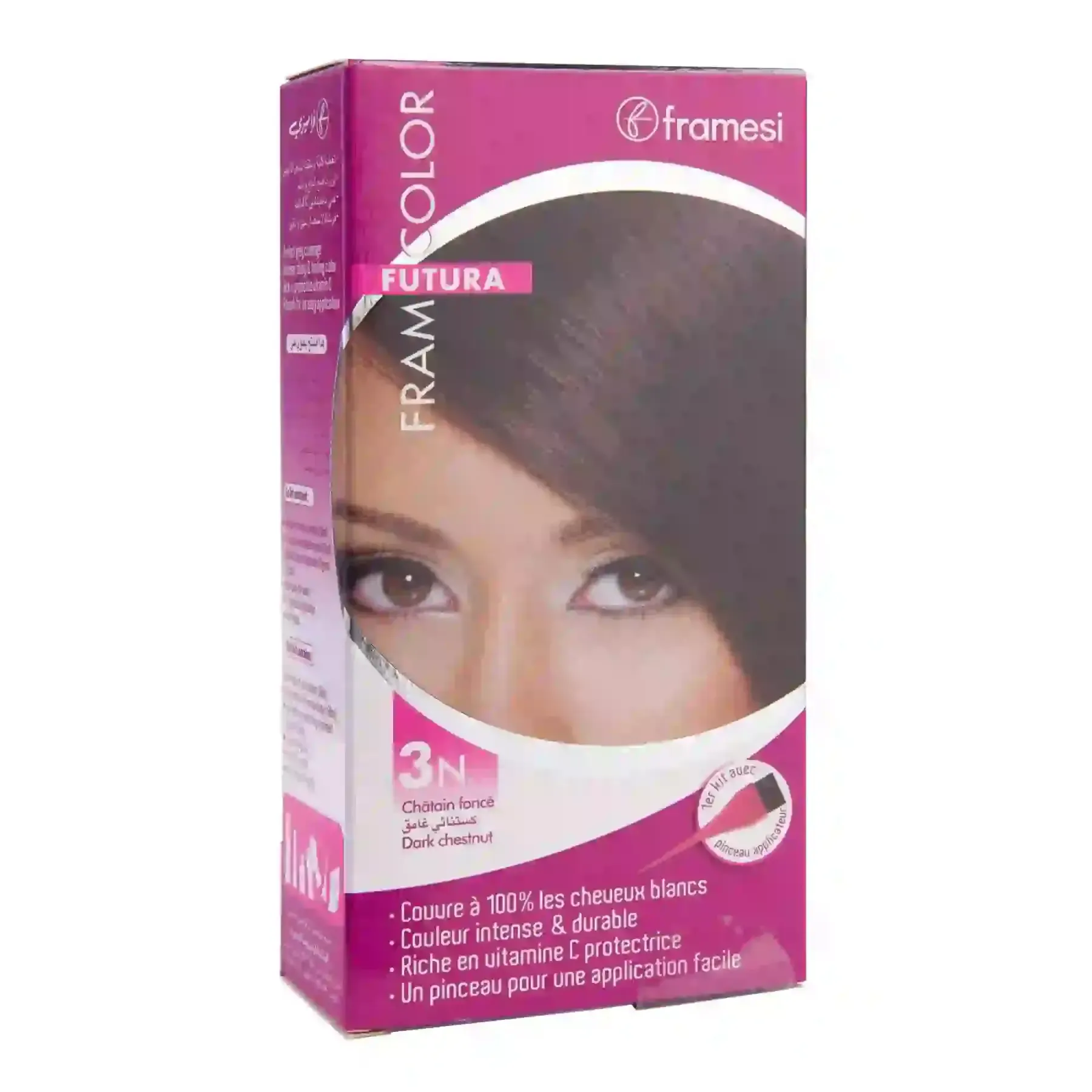 Coloration cheveux 3N châtain foncé