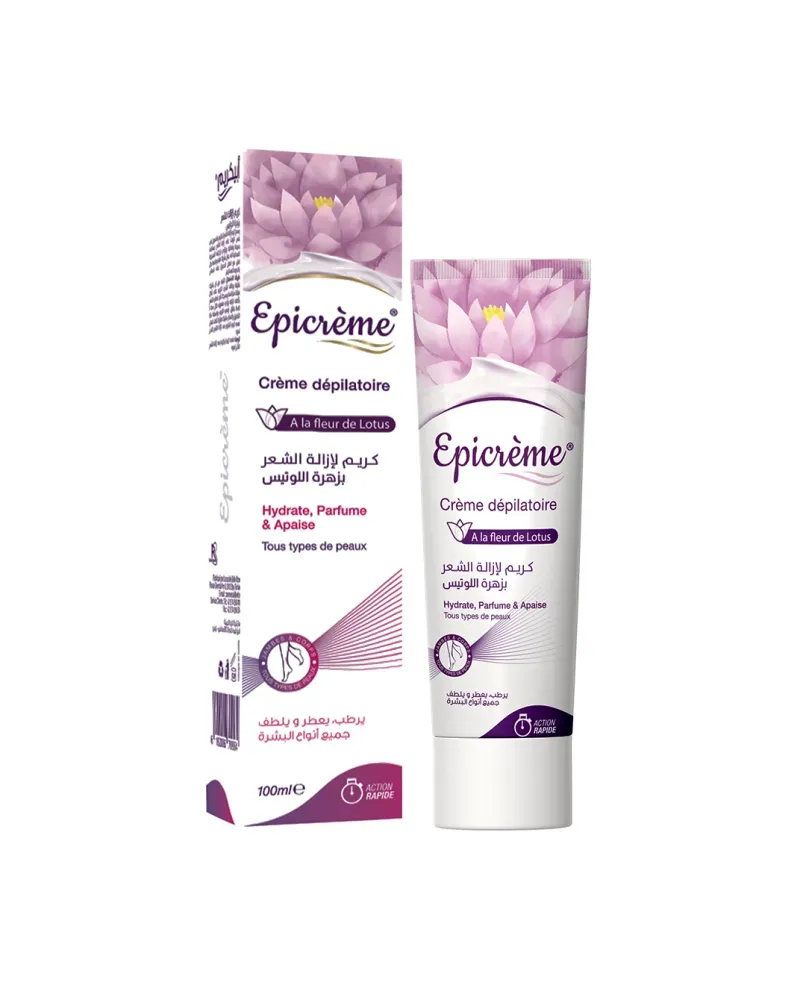 Crème dépilatoire à la fleur de Lotus